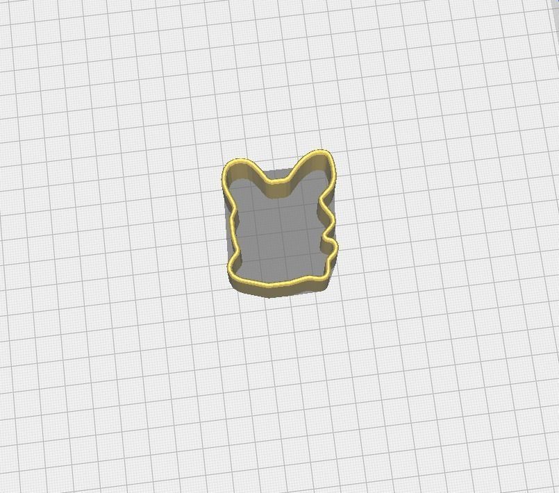 Bunny Cookie Stamp and Cutter 3D print model_16