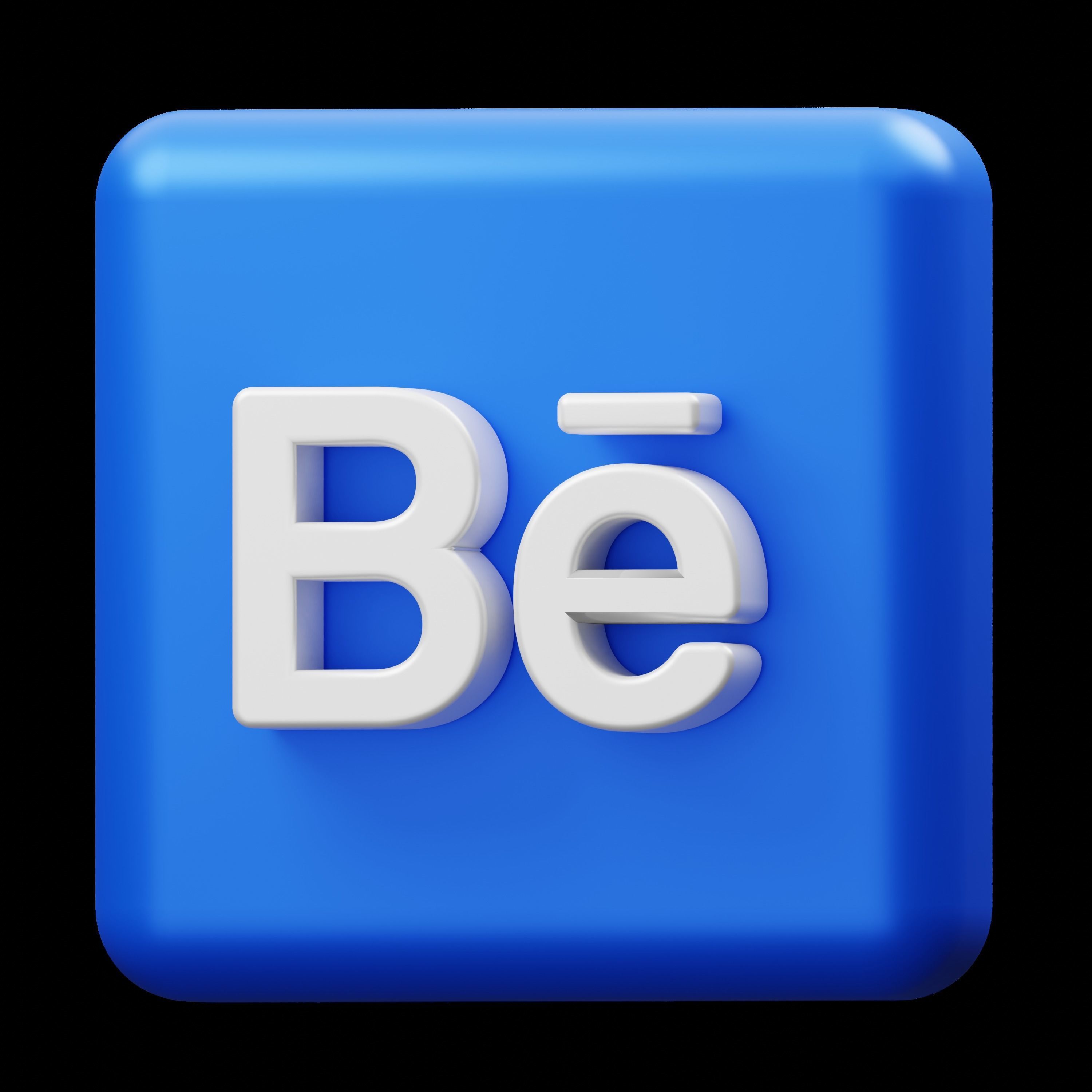 Social Media 3D Illustration Low-poly 3D model_3