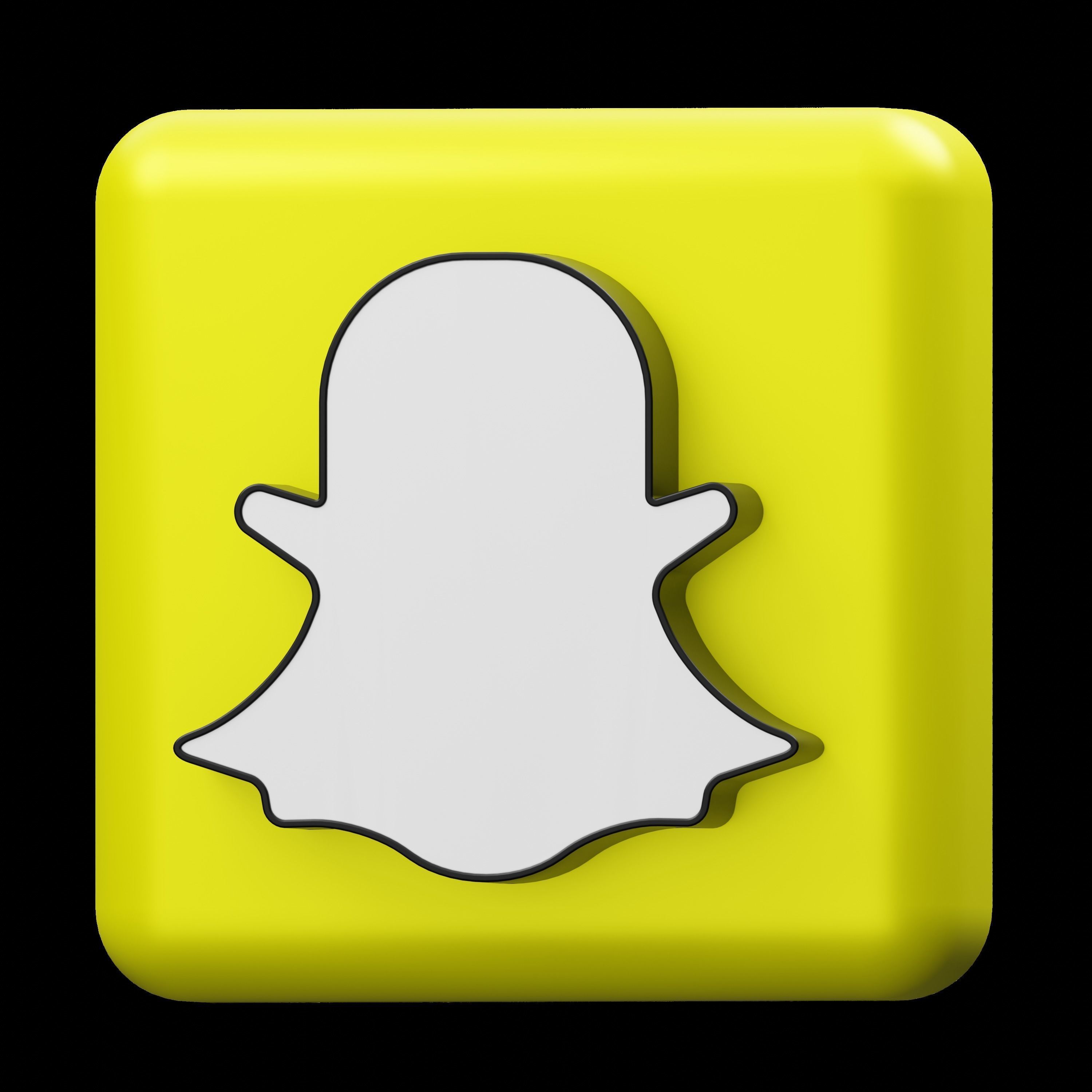 Social Media 3D Illustration Low-poly 3D model_6