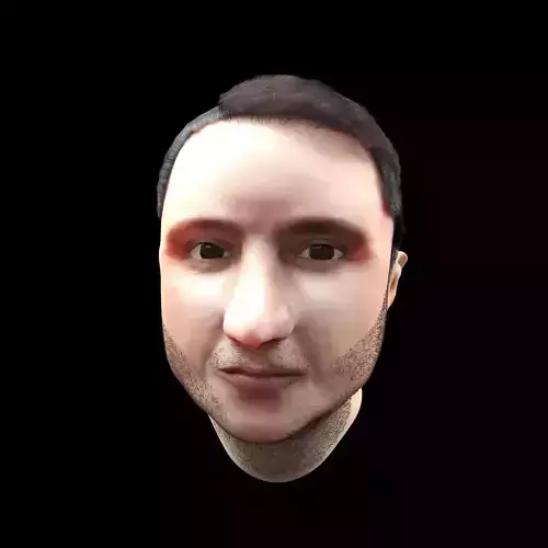 Zelenskyy face 3d model