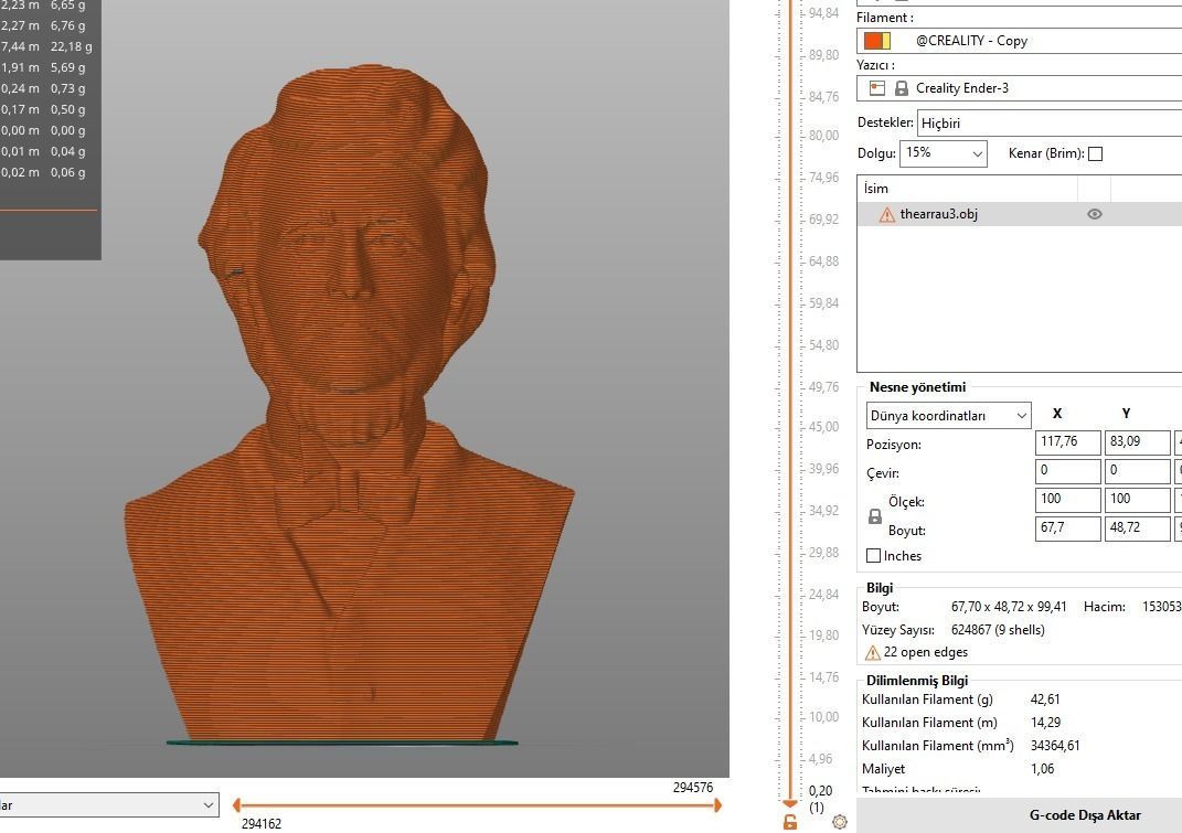 Henry David Thoreau 3D print model_9
