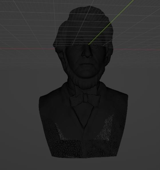 Henry David Thoreau 3D print model_10