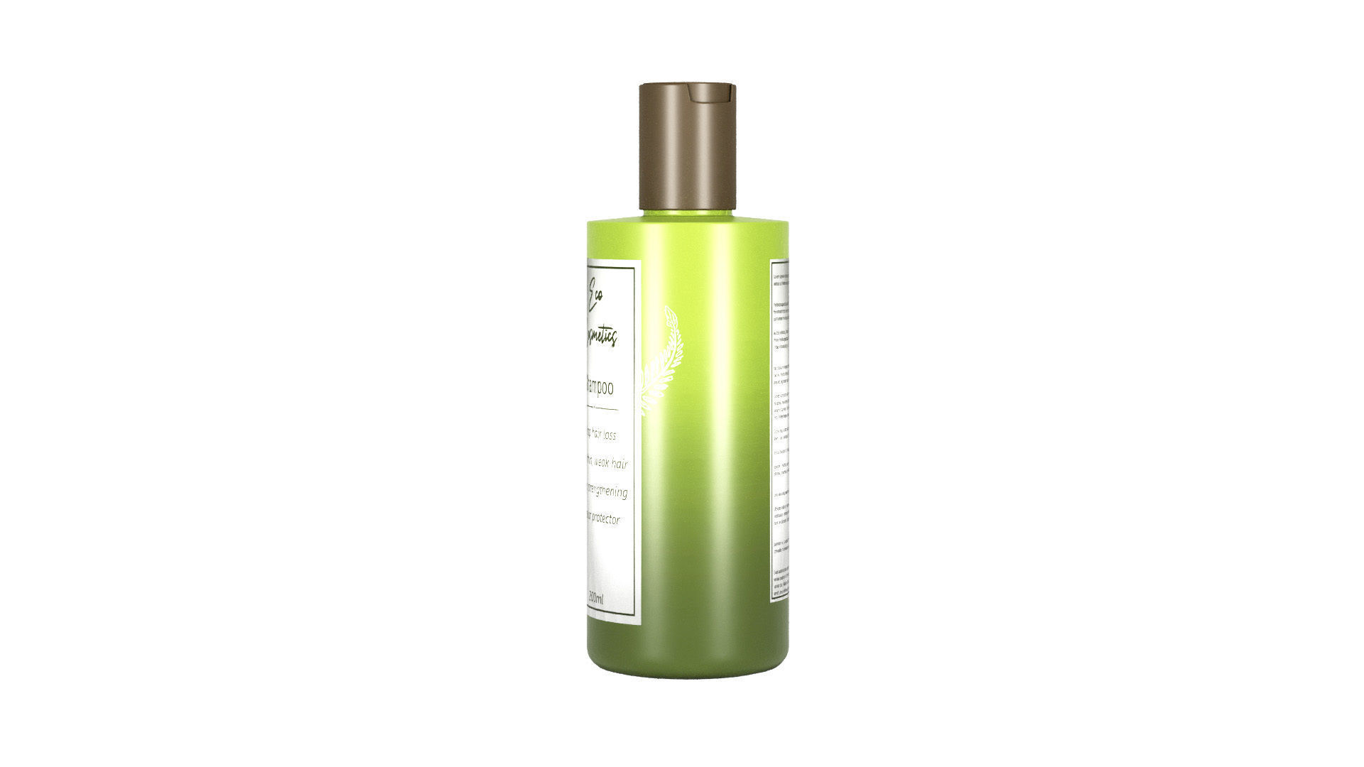 Shampoo Packaging 3D model_8
