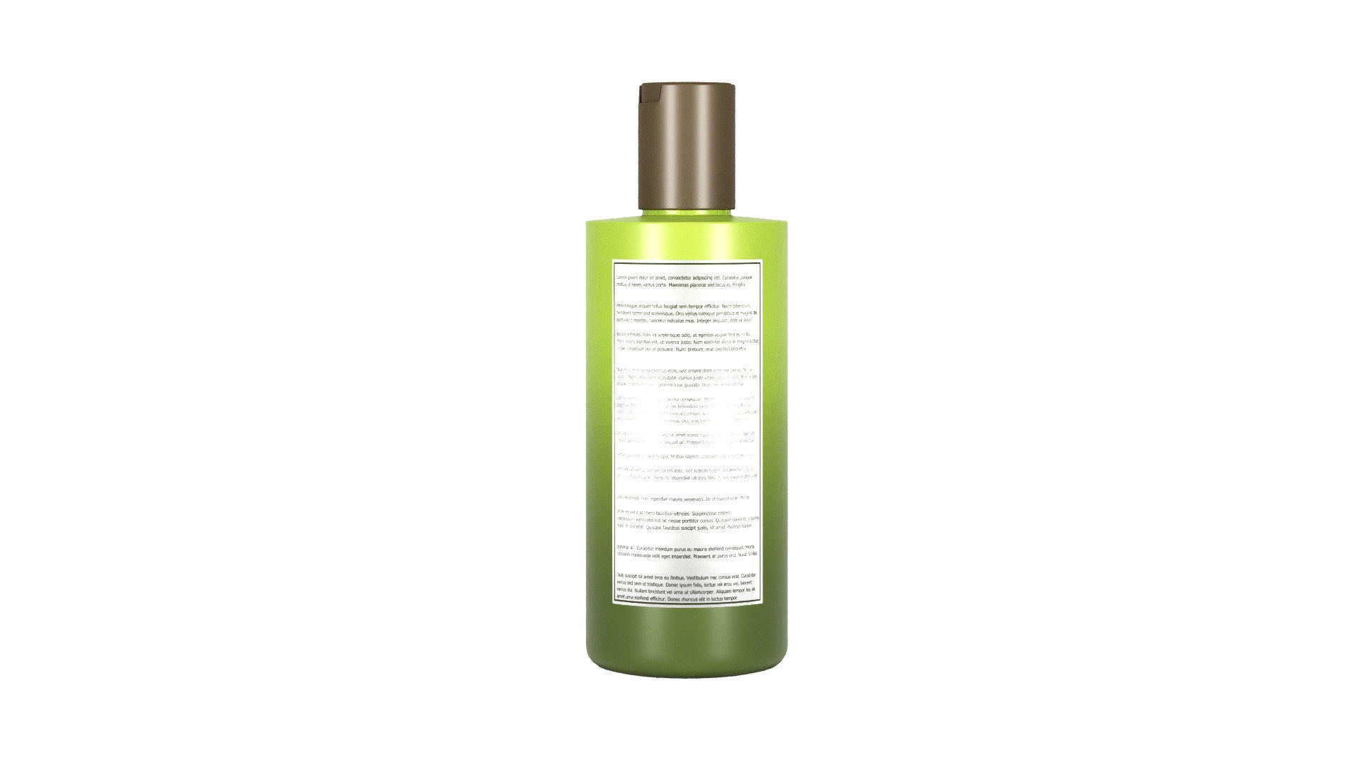 Shampoo Packaging 3D model_2