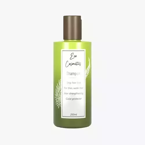 Shampoo Packaging 3D model