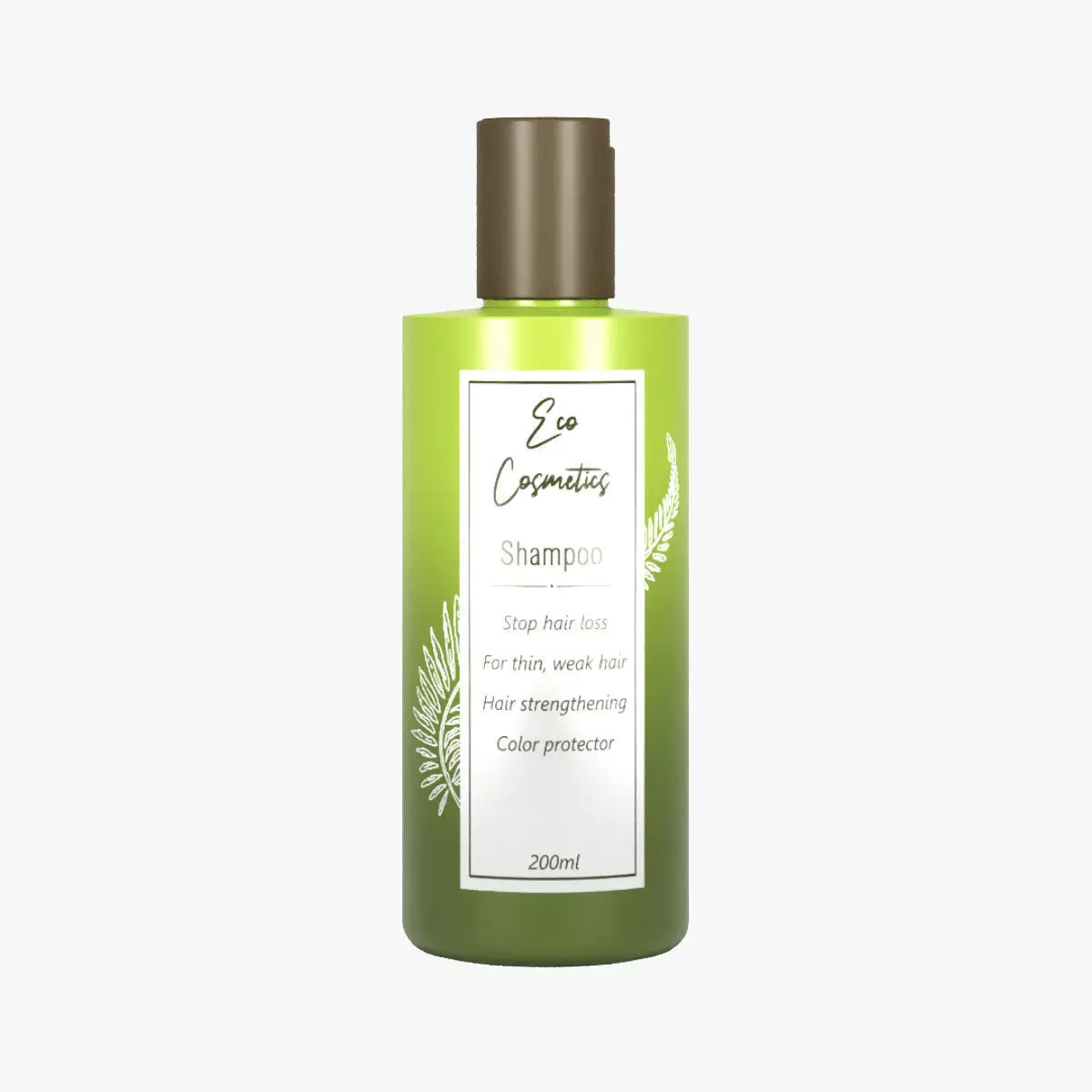 Shampoo Packaging 3D model_0