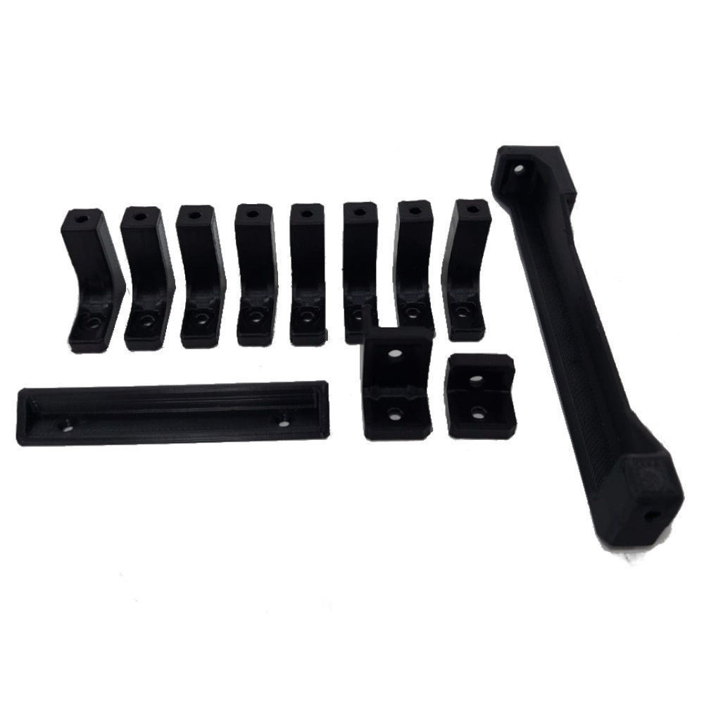 MOTHERBOARD AND POWER SUPPLY SUPPORTS KIT 3D print model_1