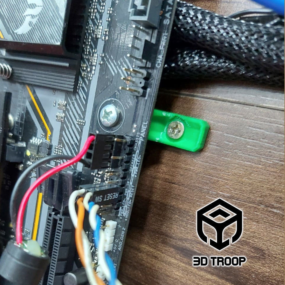 MOTHERBOARD AND POWER SUPPLY SUPPORTS KIT 3D print model_5