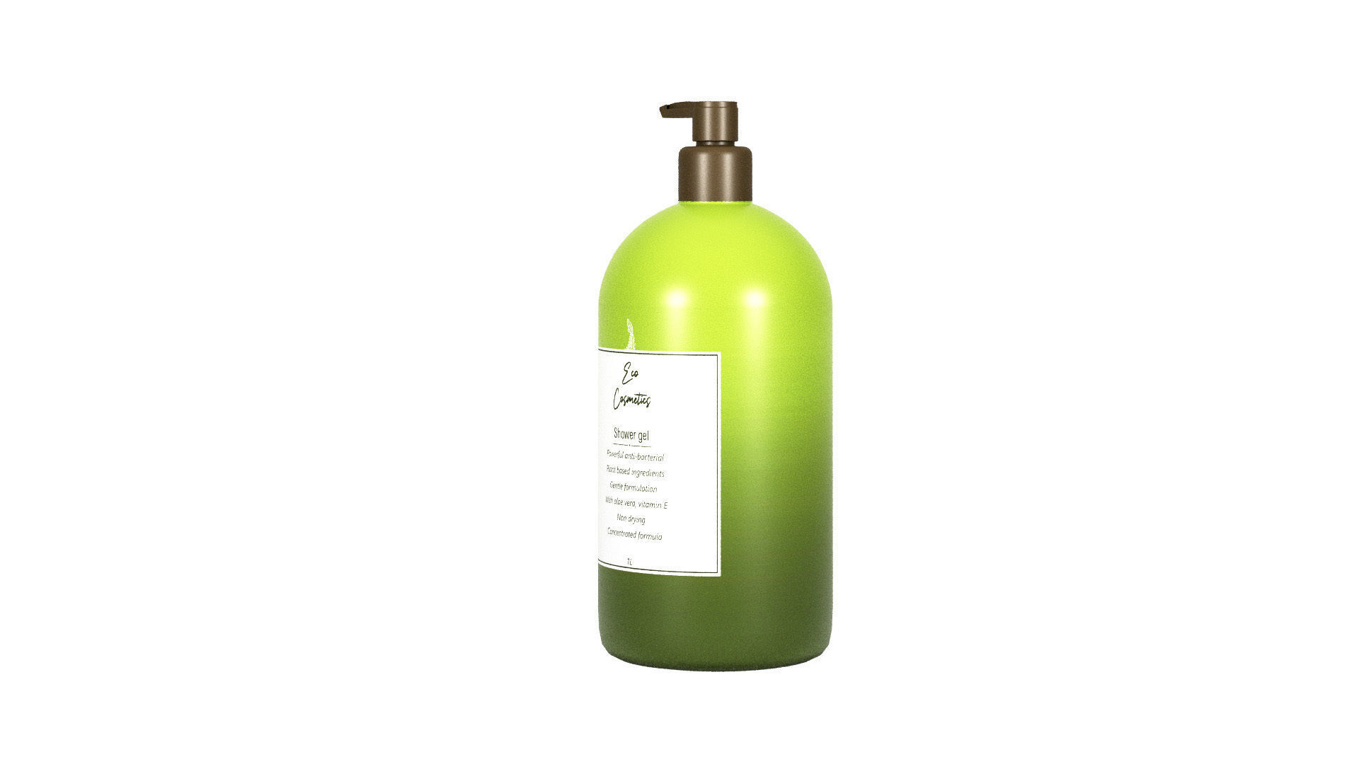 Shower Gel Packaging 3D model_11