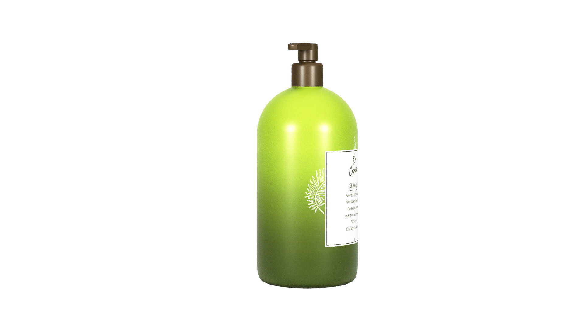 Shower Gel Packaging 3D model_5