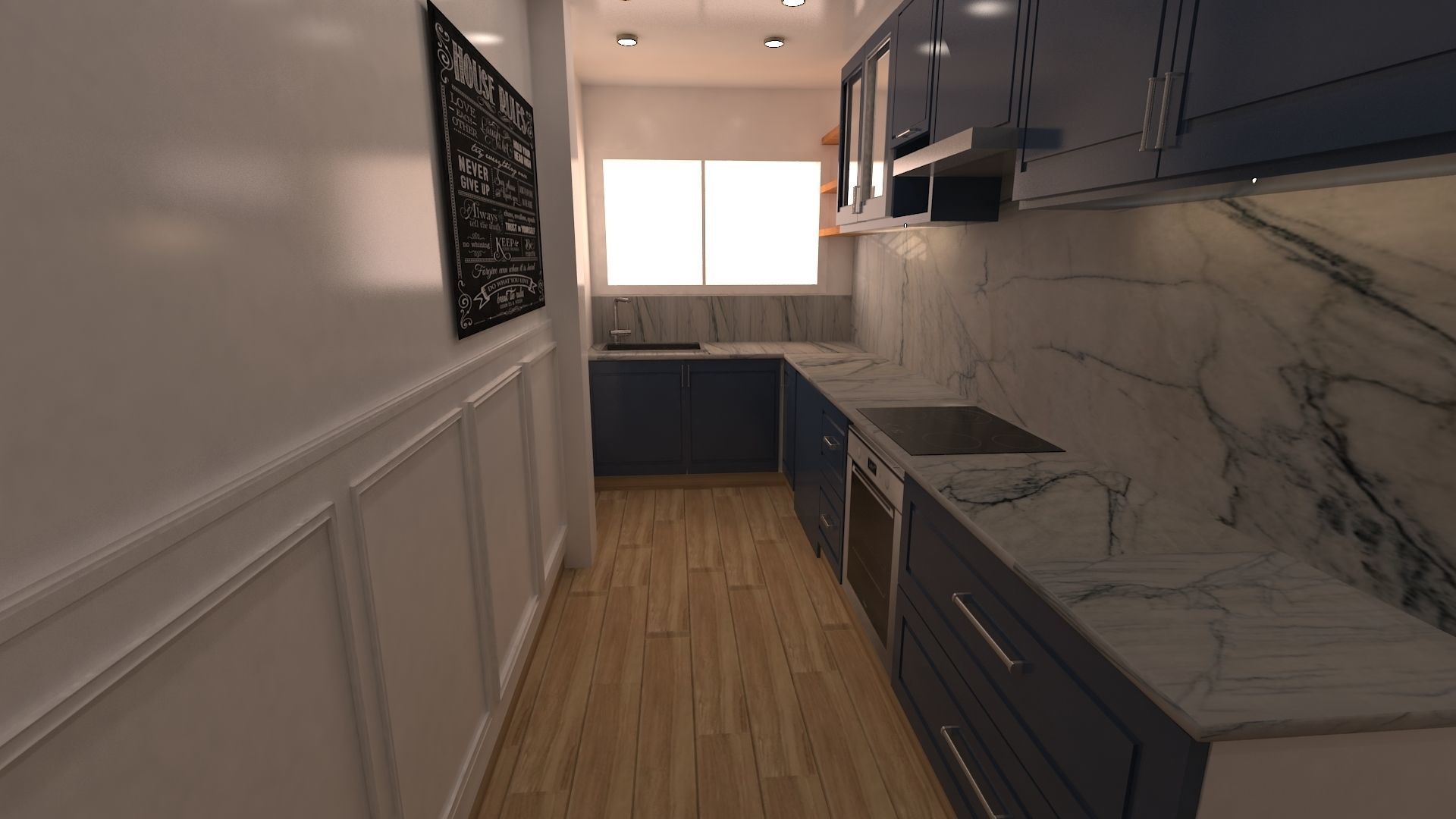 kitchen hd wallpaper 3D model_2