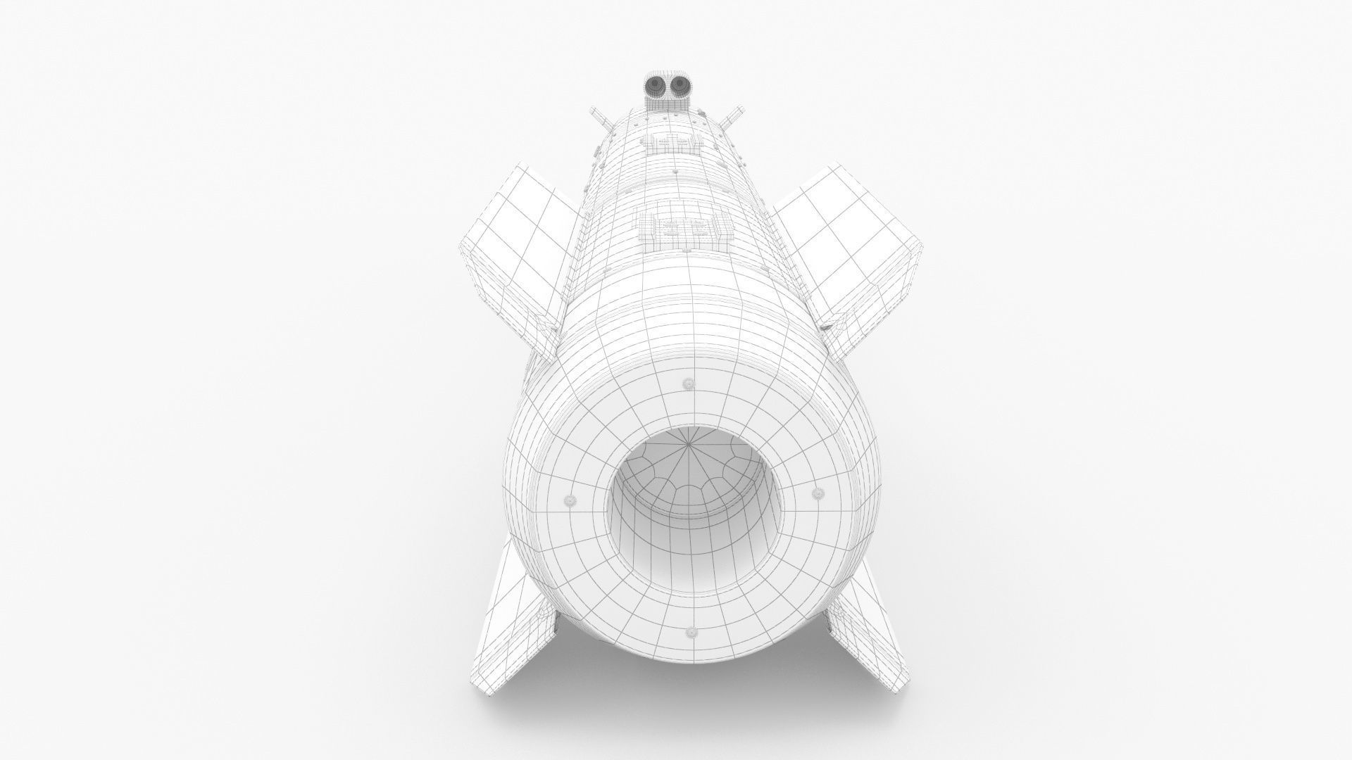 AGM 114R Hellfire Air to Ground Missile 3D model_11