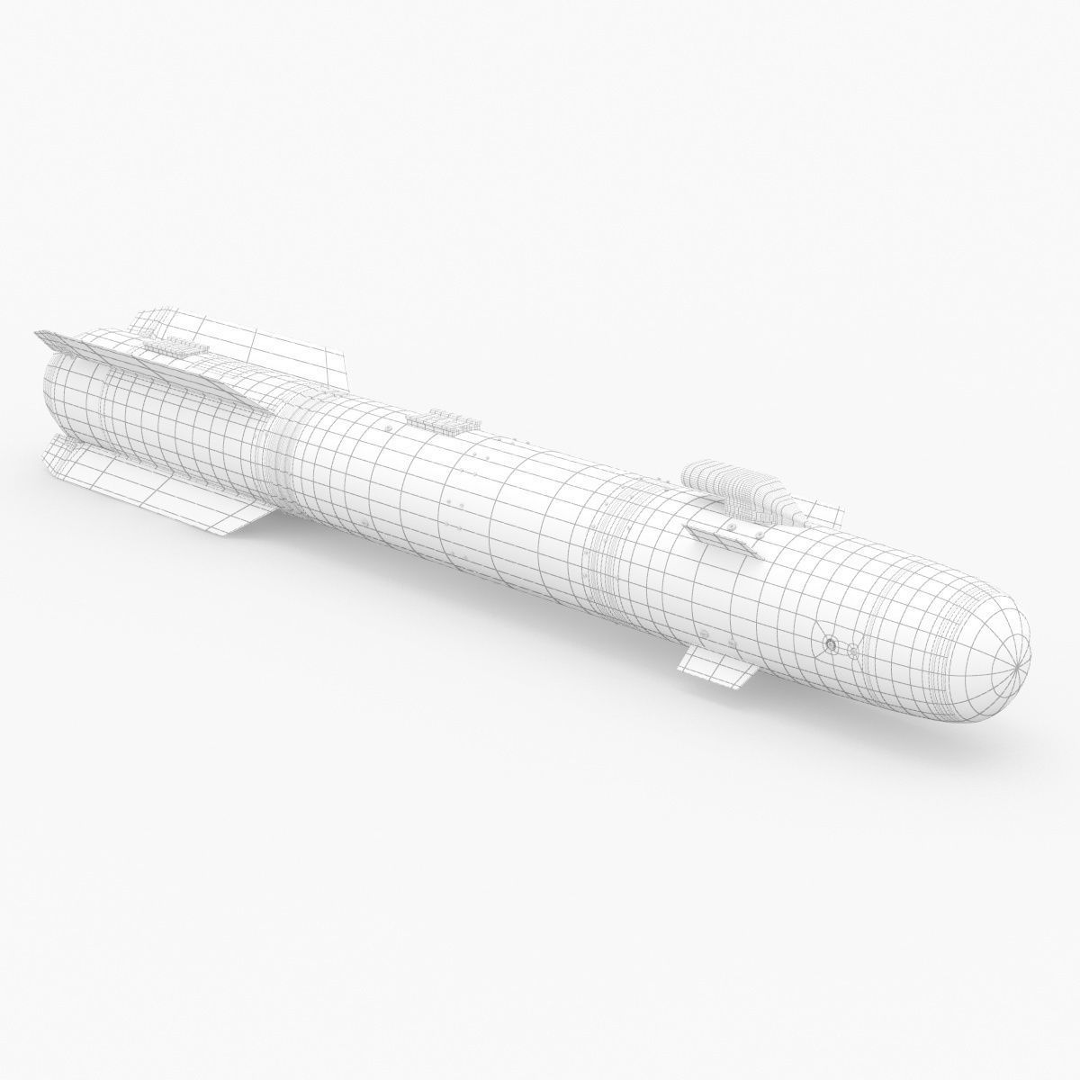 AGM 114R Hellfire Air to Ground Missile 3D model_34