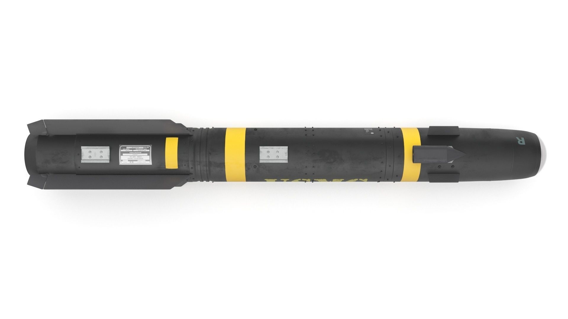 AGM 114R Hellfire Air to Ground Missile 3D model_12