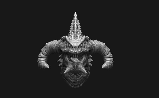 Dragon Head 2 3D model