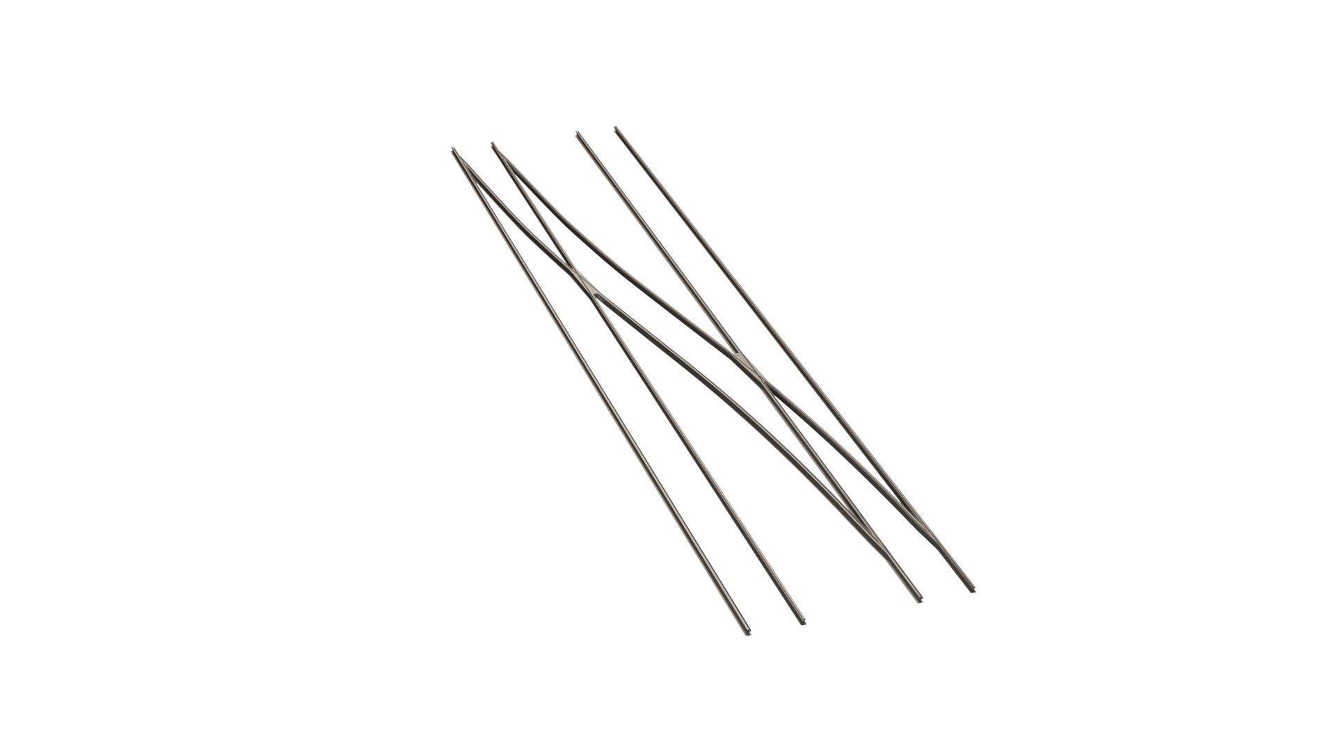 Half Trapeze Left - Tram Rails Element 3D model_10