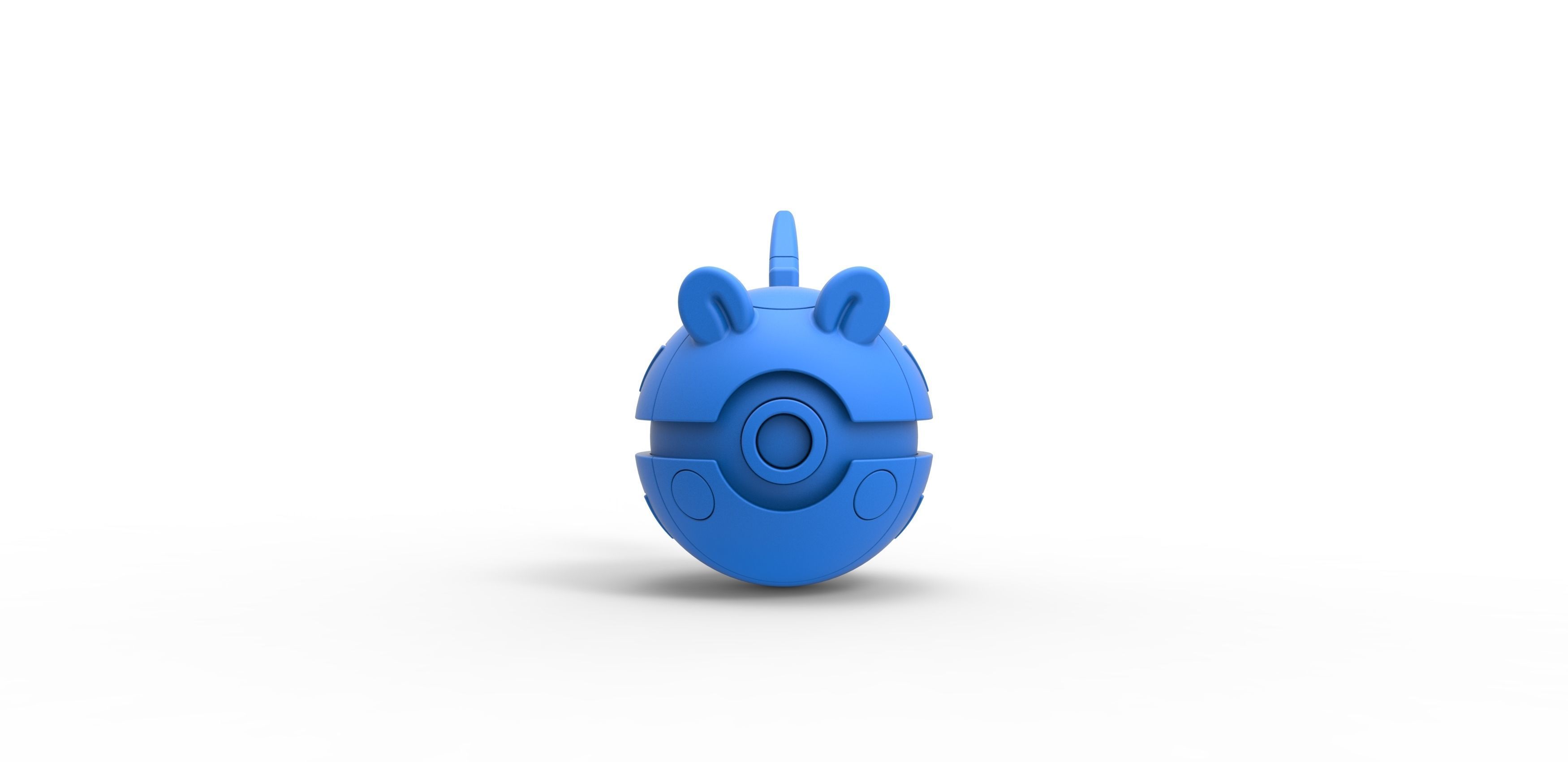Togedemaru orb 3D print model_11