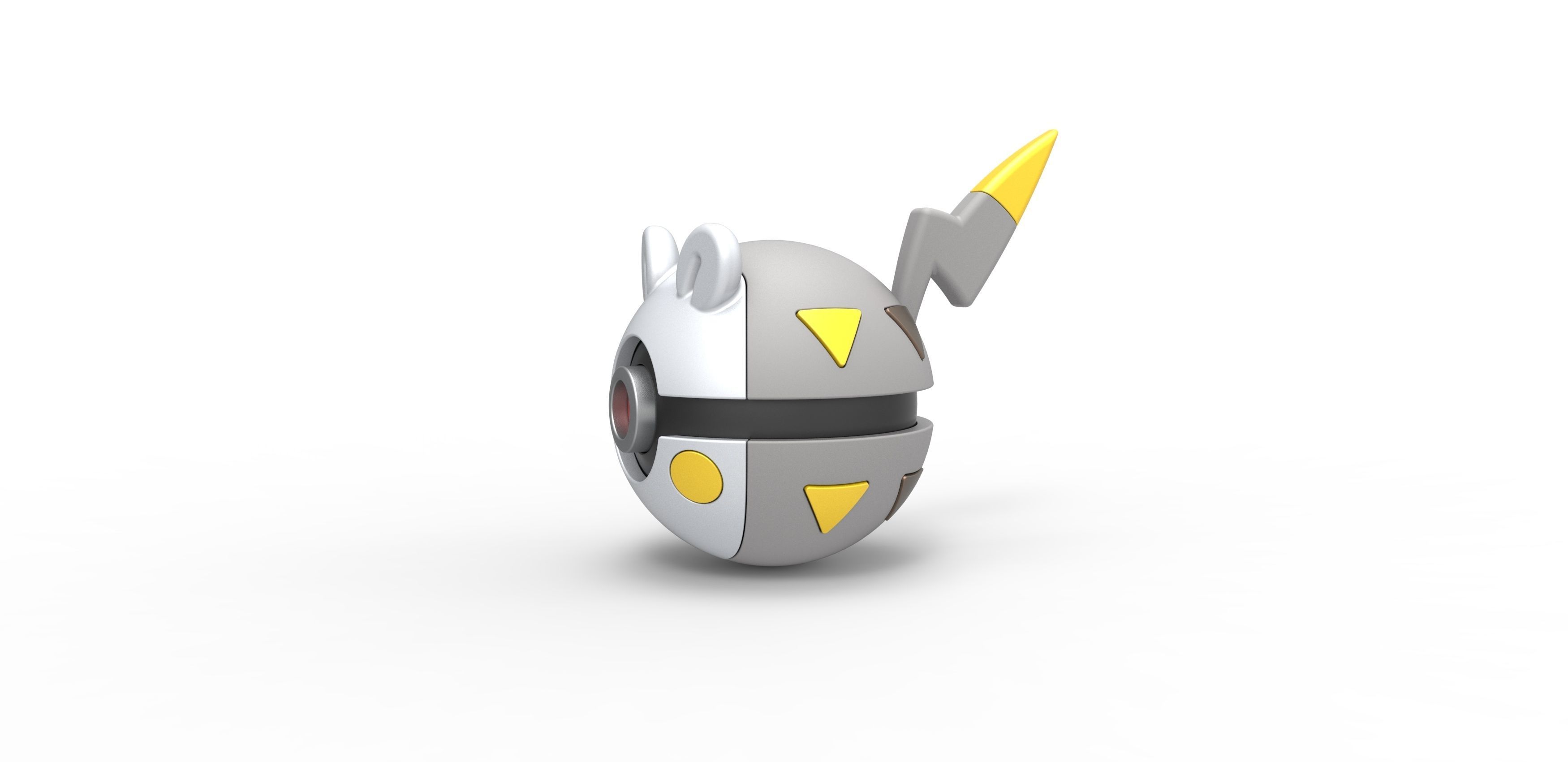 Togedemaru orb 3D print model_5