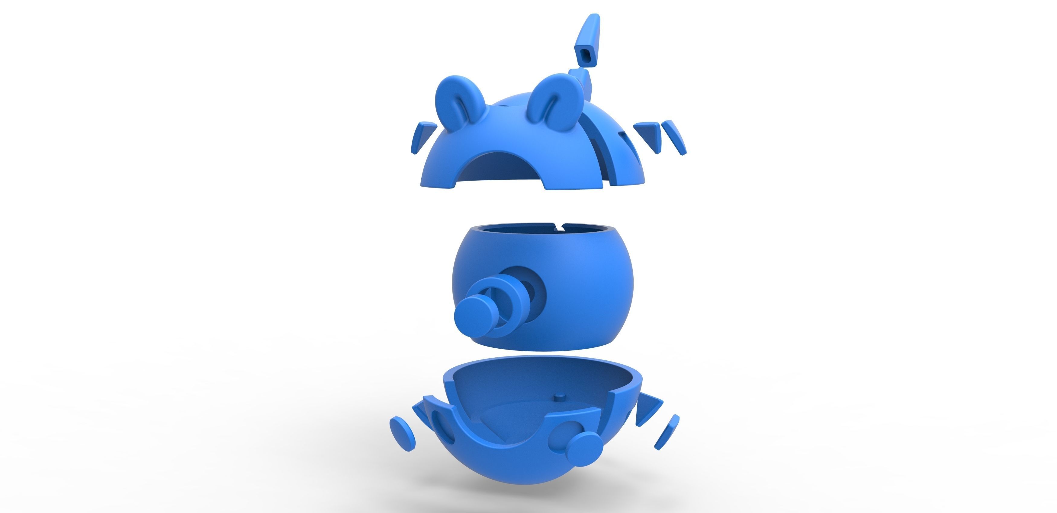 Togedemaru orb 3D print model_20