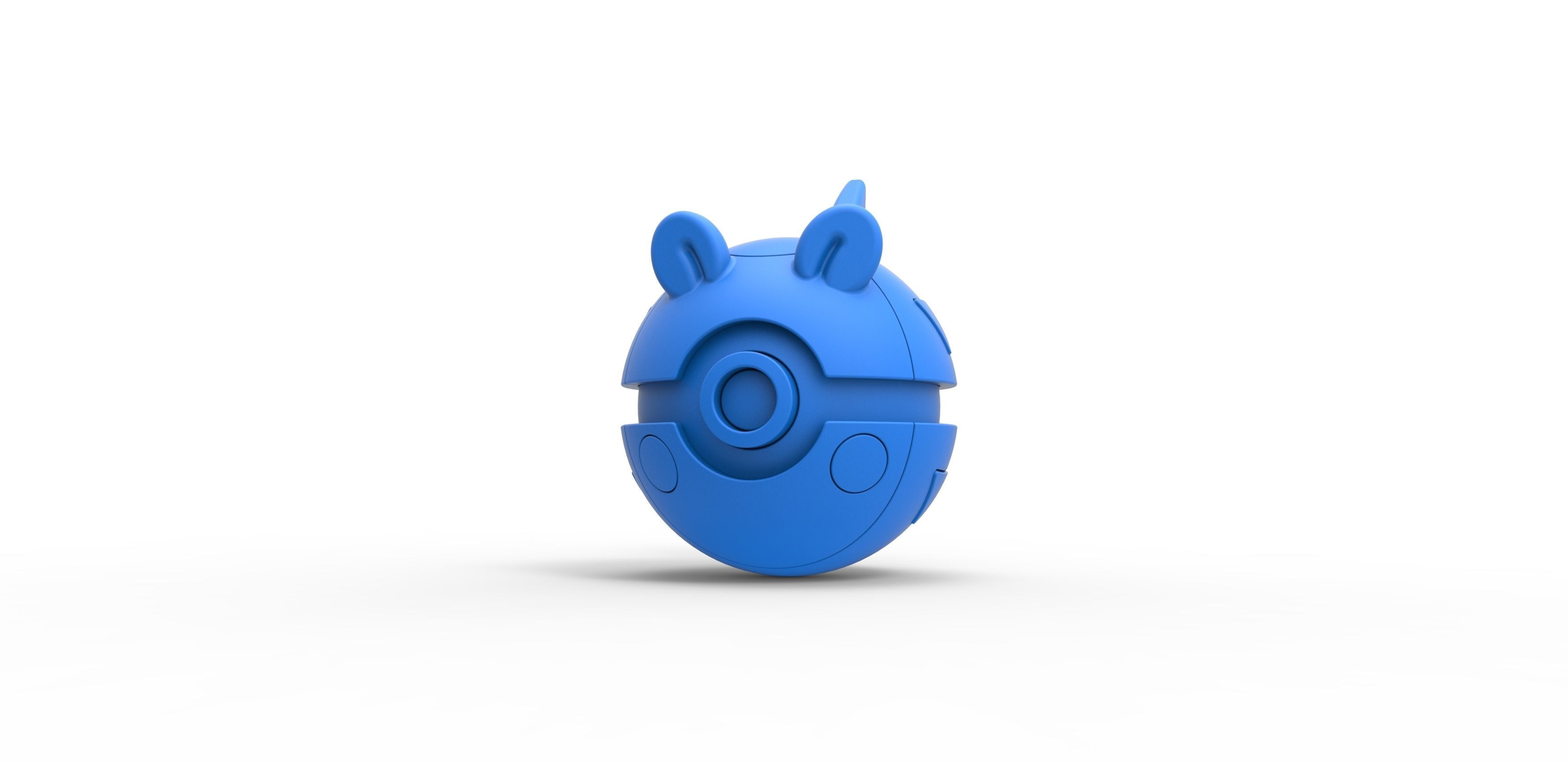 Togedemaru orb 3D print model_10