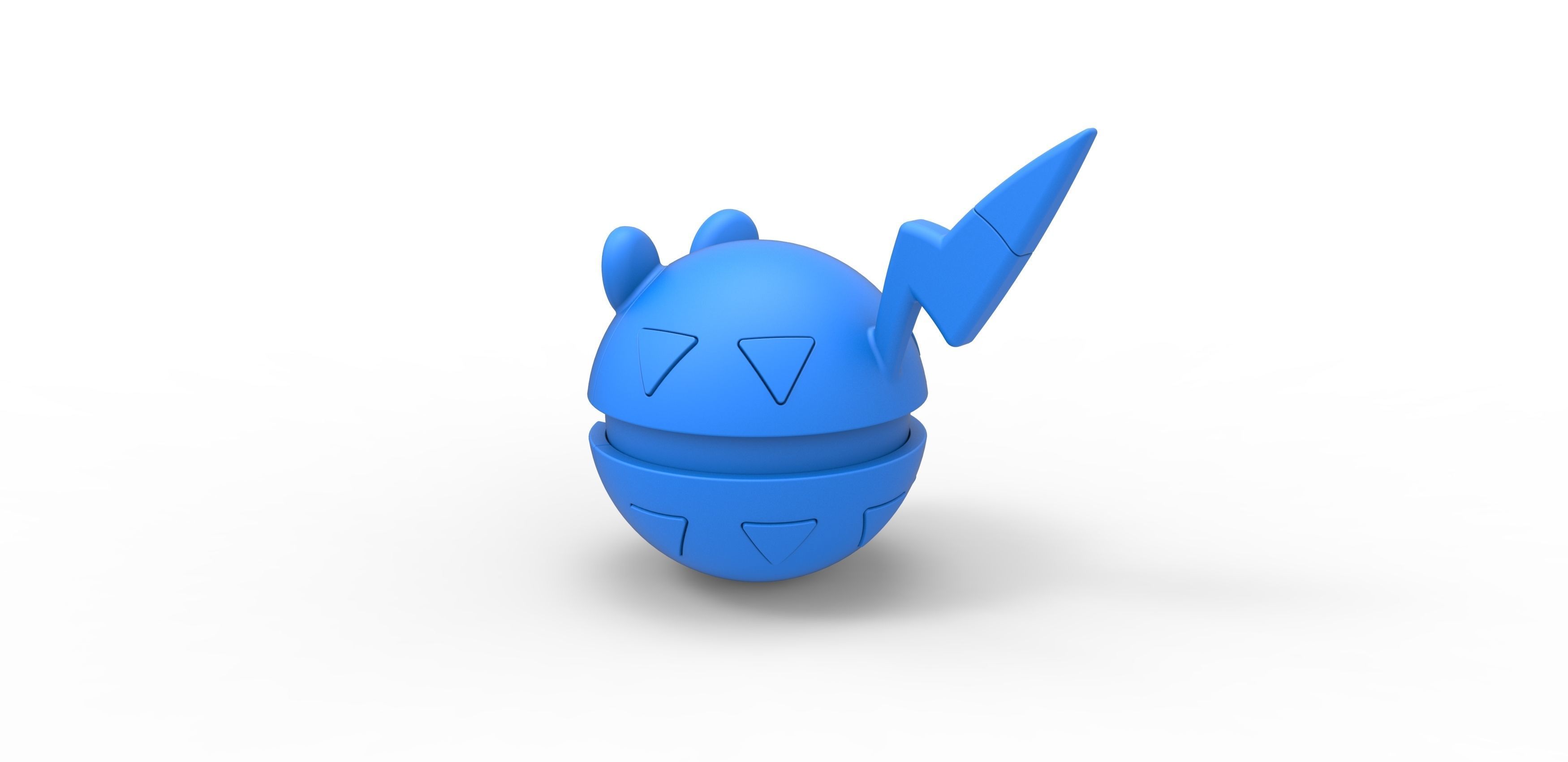 Togedemaru orb 3D print model_16