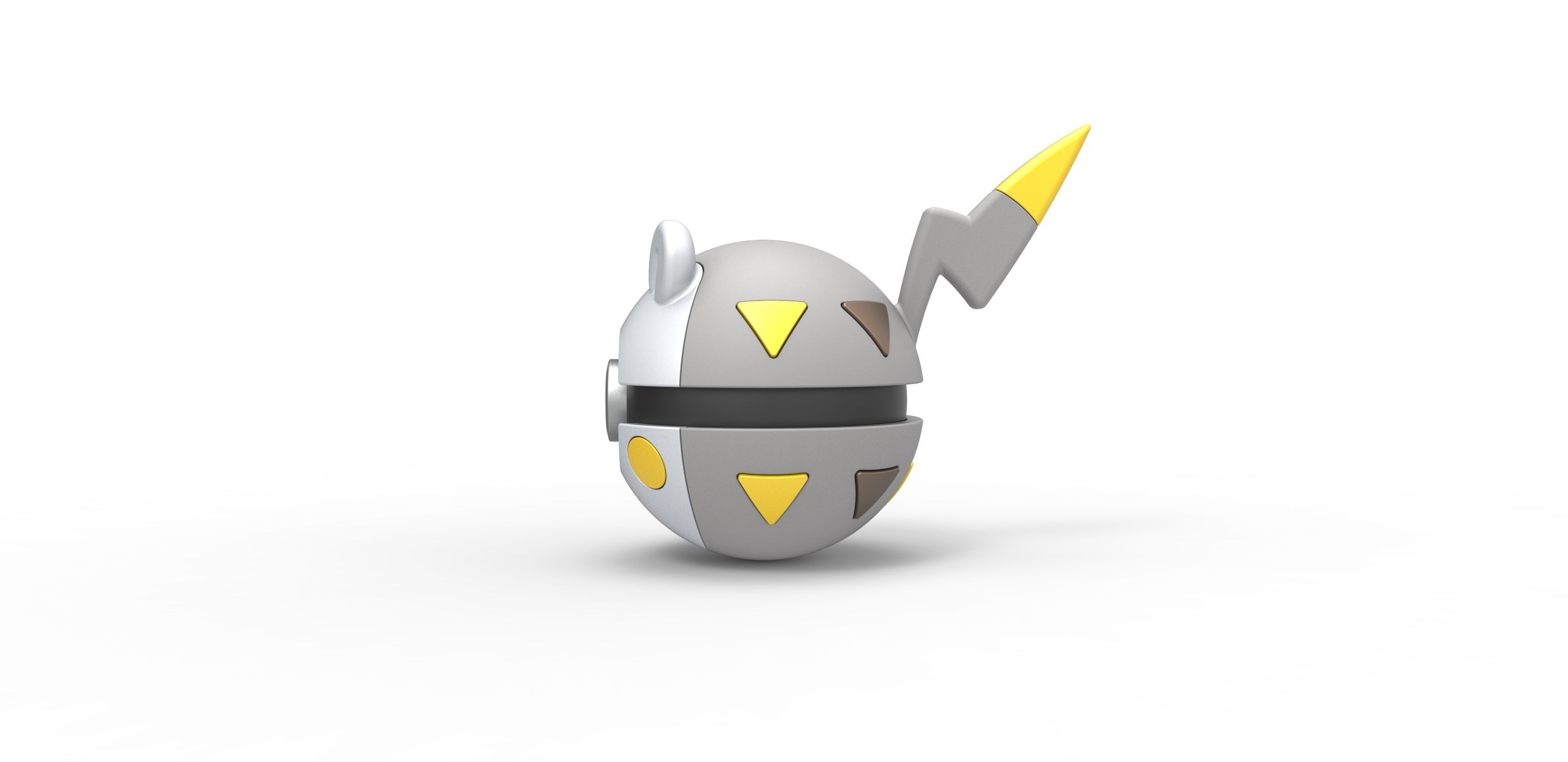 Togedemaru orb 3D print model_6