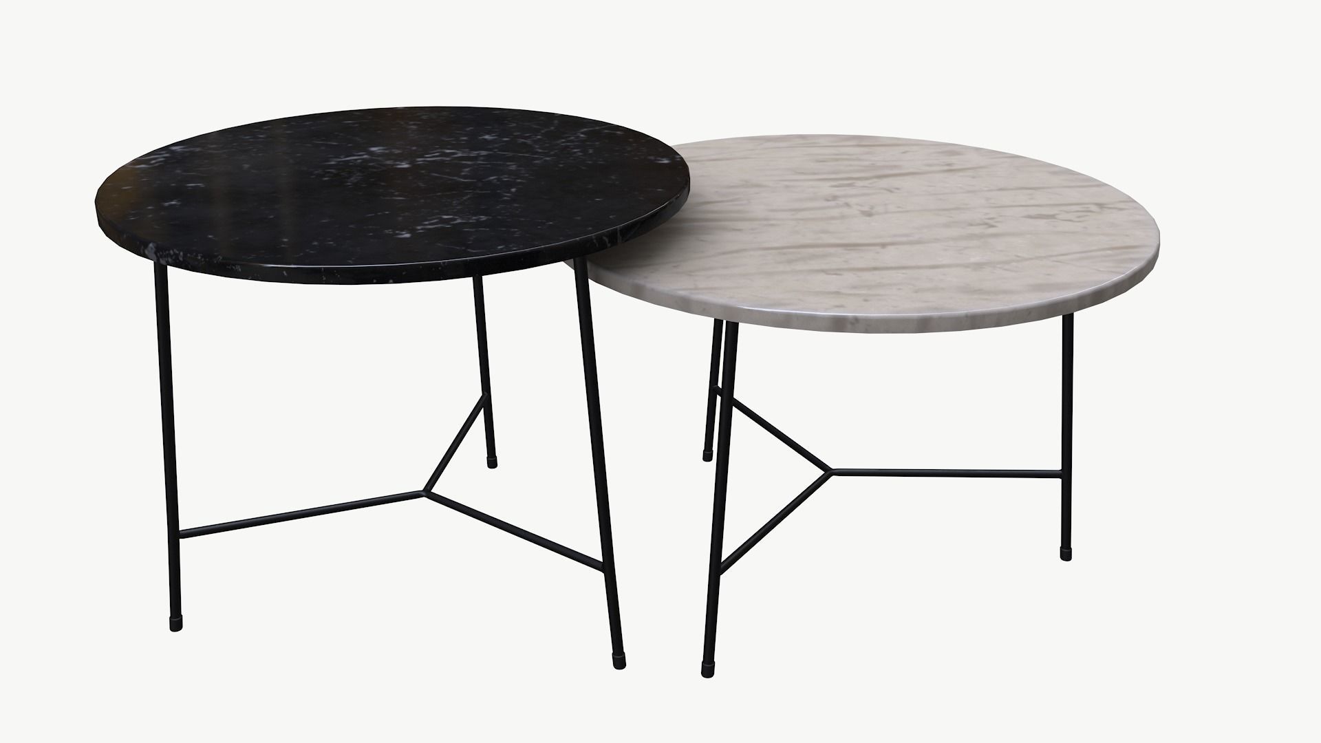 Modern Table Low-poly 3D model_3