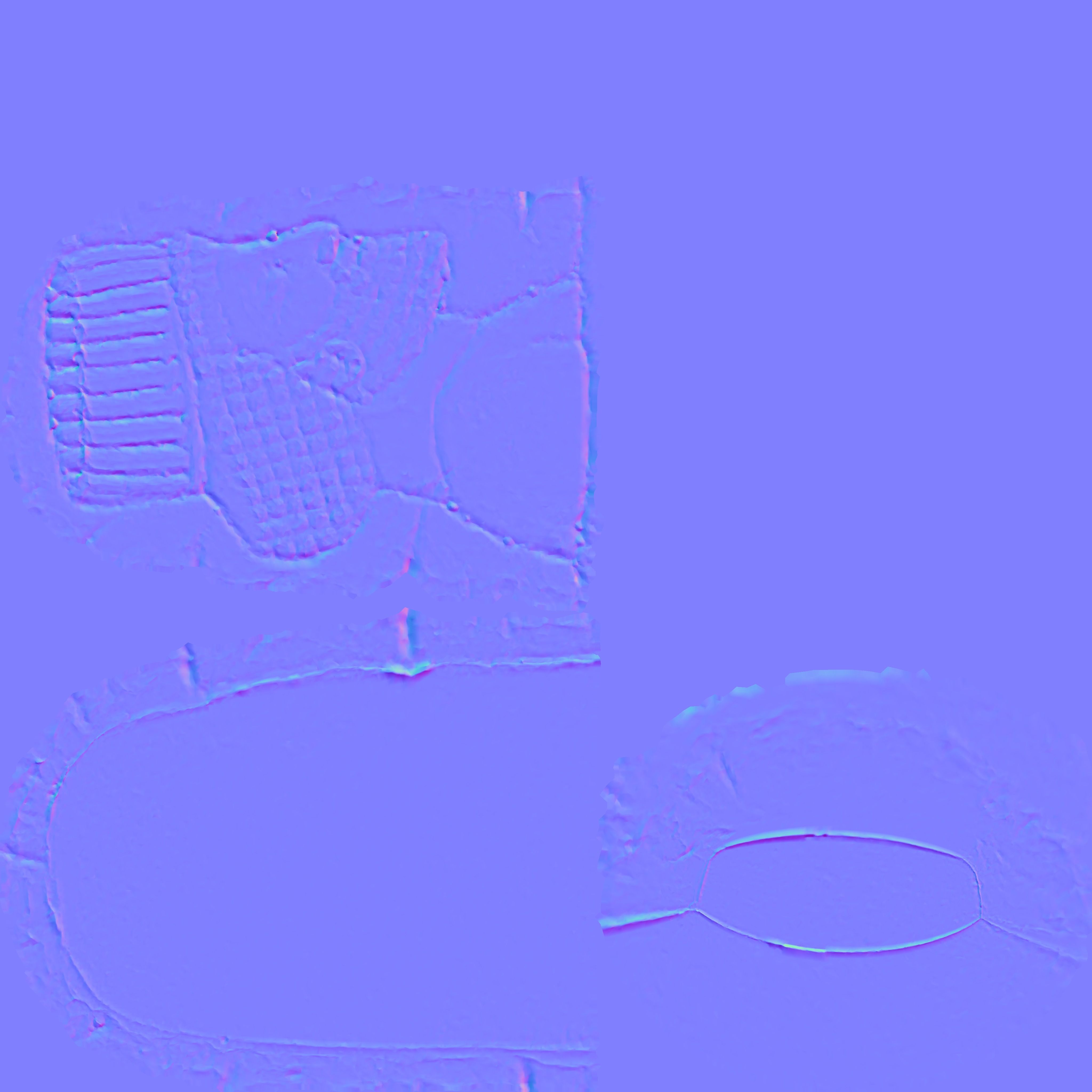 King Darius stone relief 3D model_16