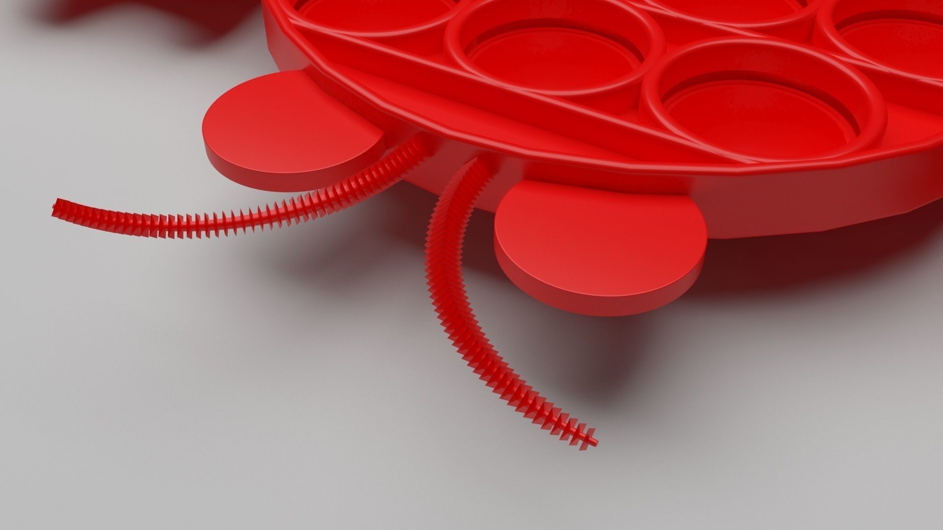 Lobster And Crab Pop It Fidget Toys Set 3D model_31