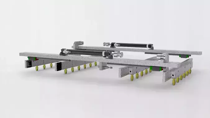 Pneumatic cleaning mechanism 