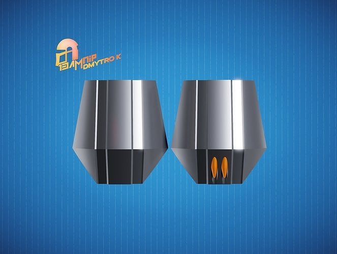 Custom Mandalorian Wrist Armor 3D model 3D printable CGTrader