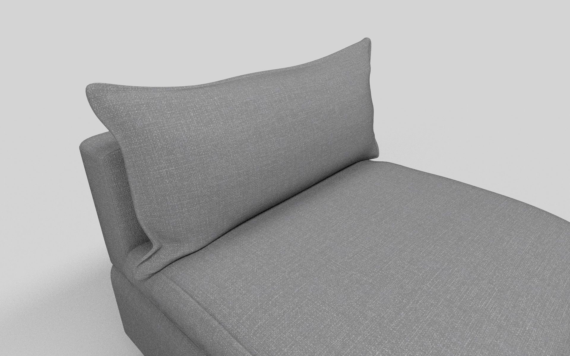 Cushion Sofa Low-poly 3D model_6