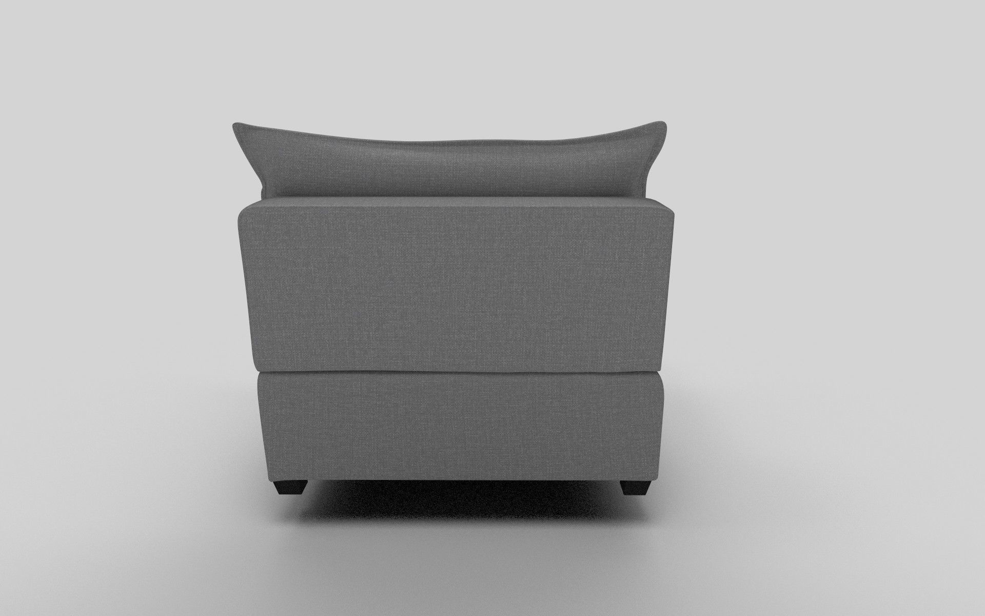 Cushion Sofa Low-poly 3D model_3