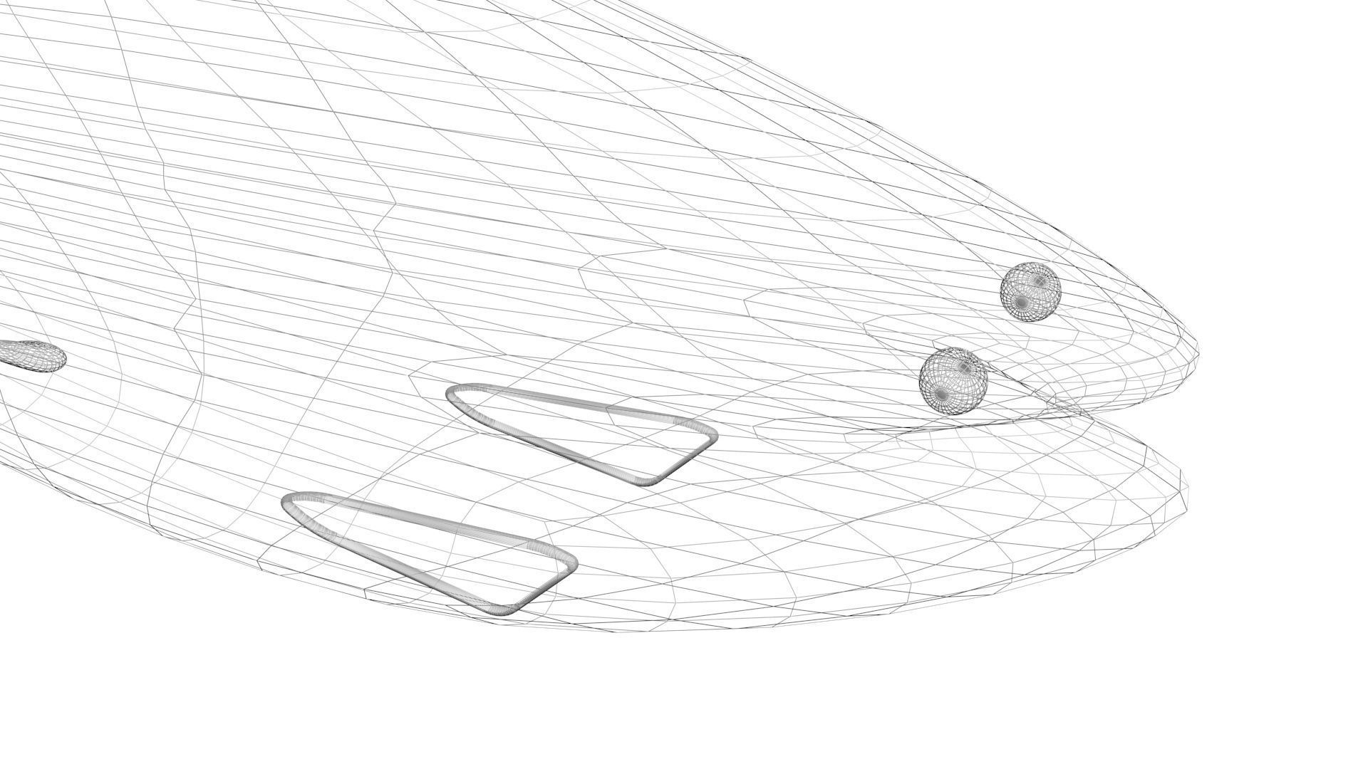 Animated and Rigged Swimming Salmon Fish 3D model_29