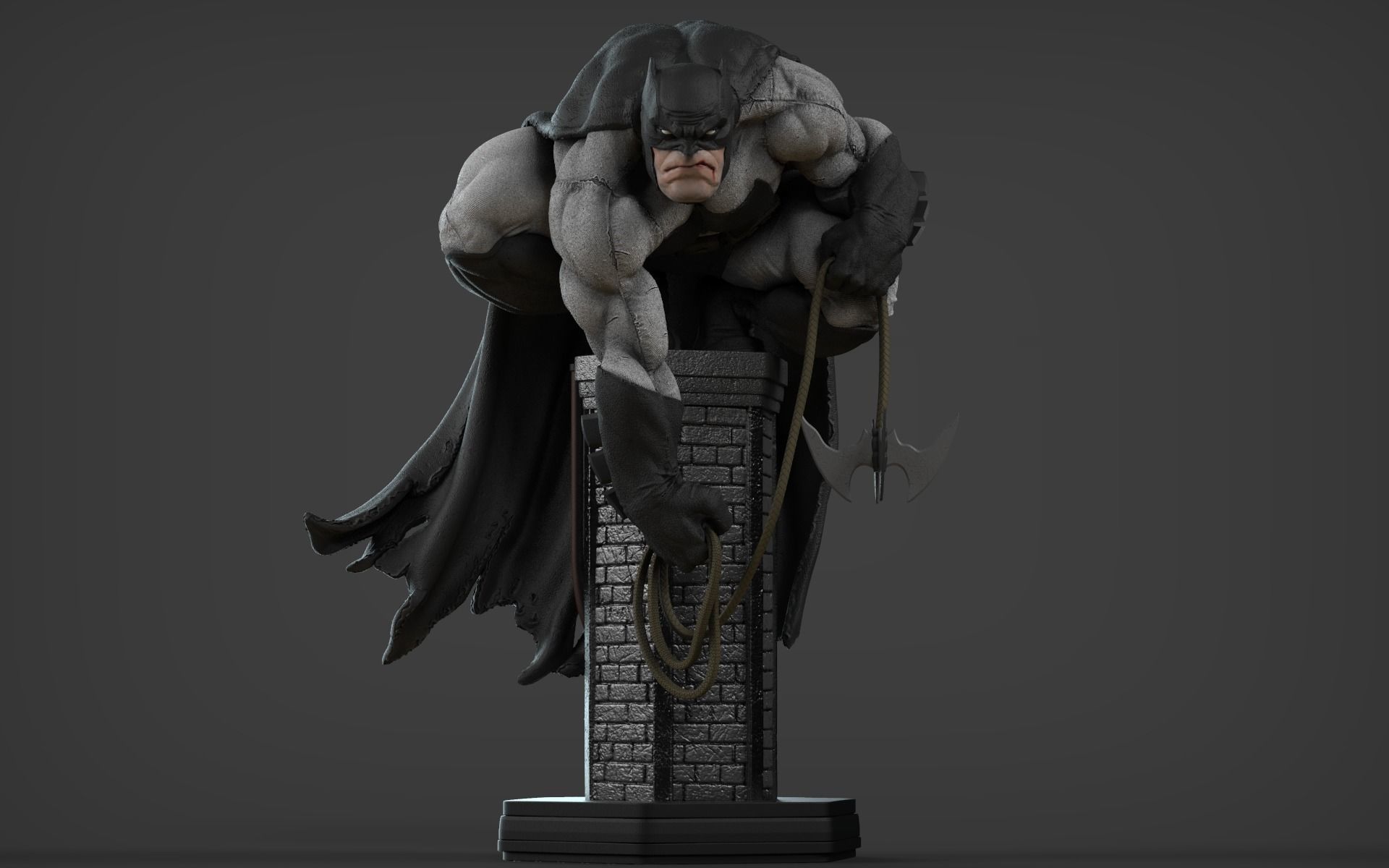 batman dark knight returns 3D print model_1