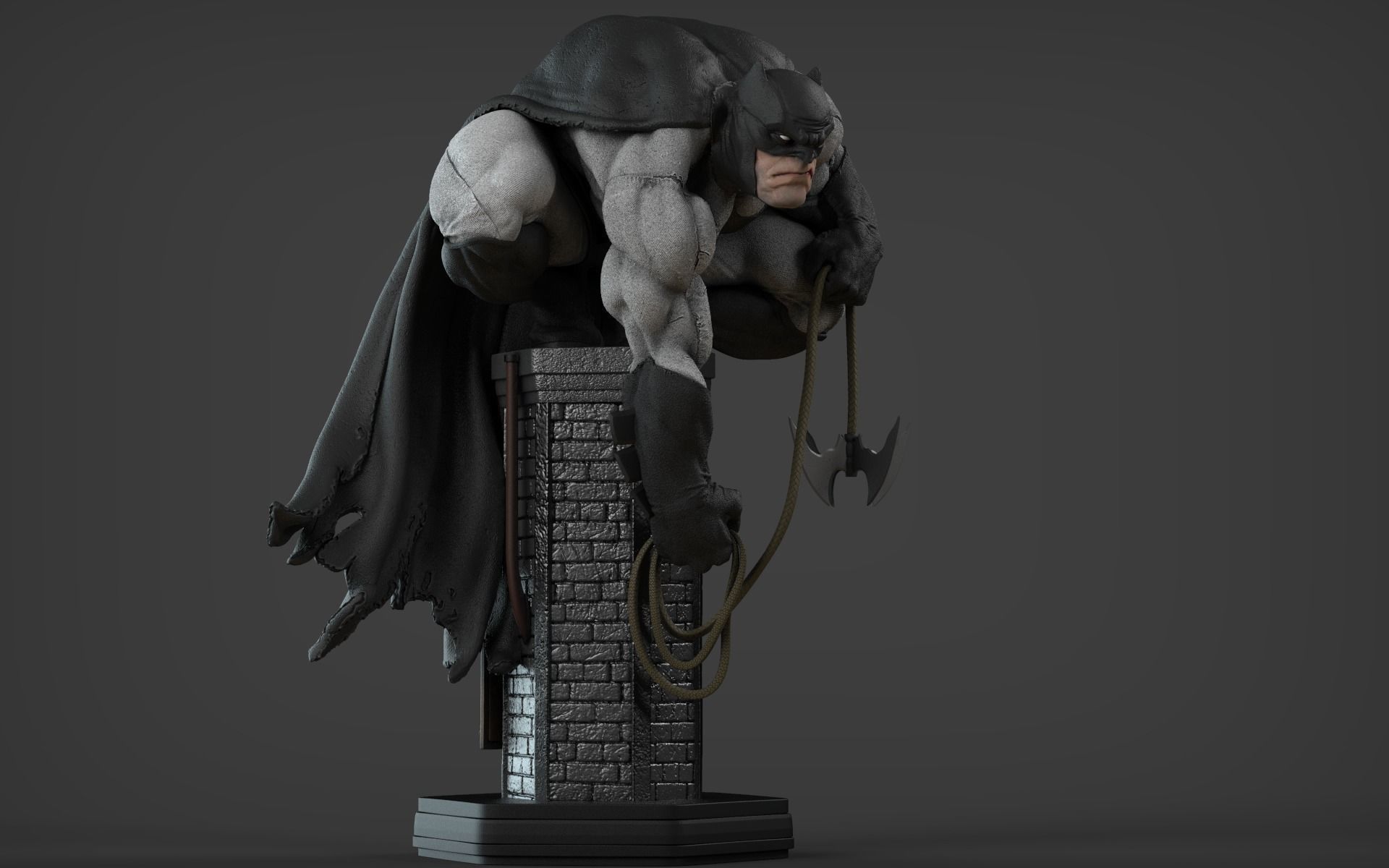 batman dark knight returns 3D print model_2