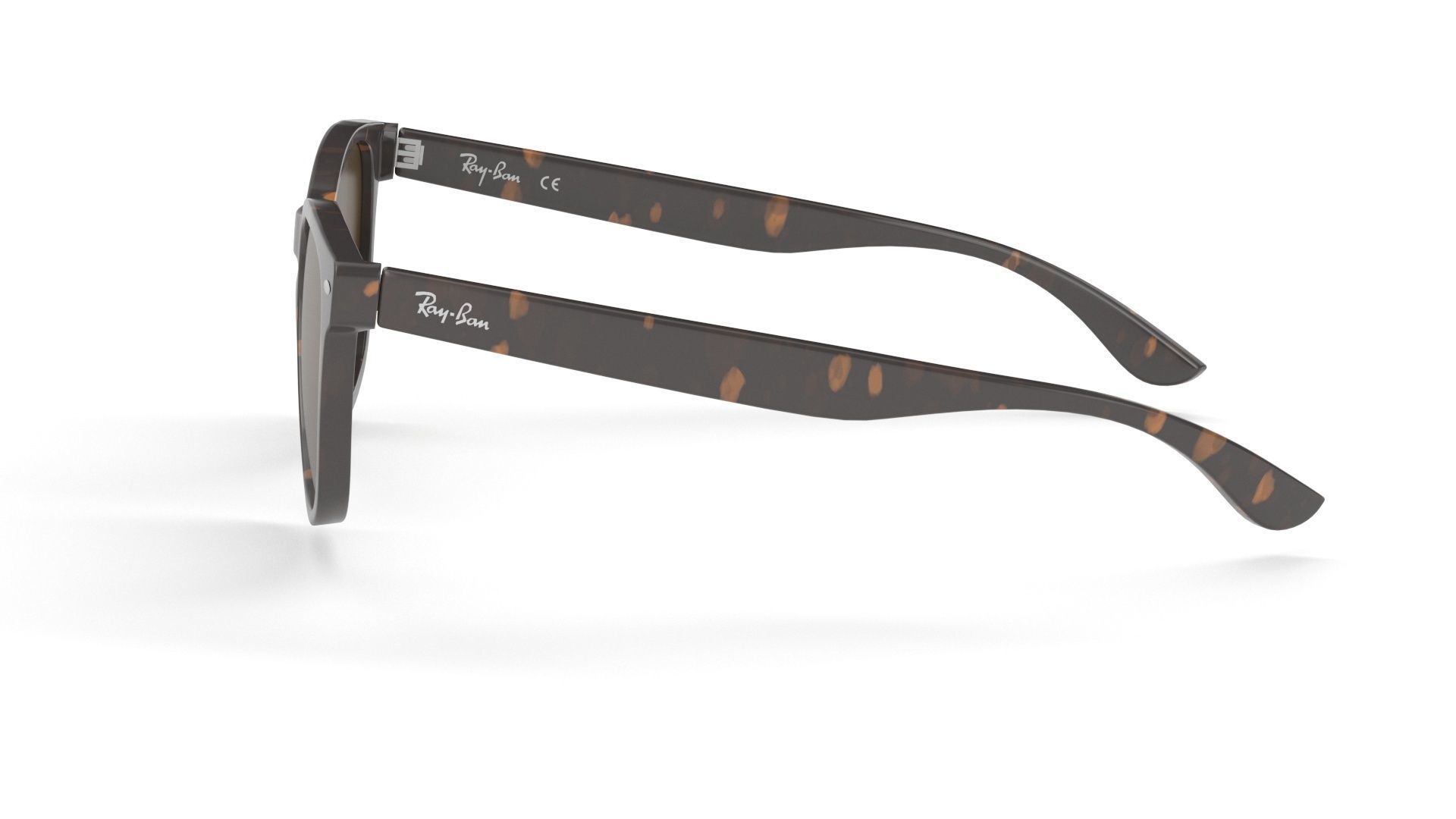 Ray Ban Non-Polarized Striped Gradient Brown RB2184 Sunglass 3D model_25