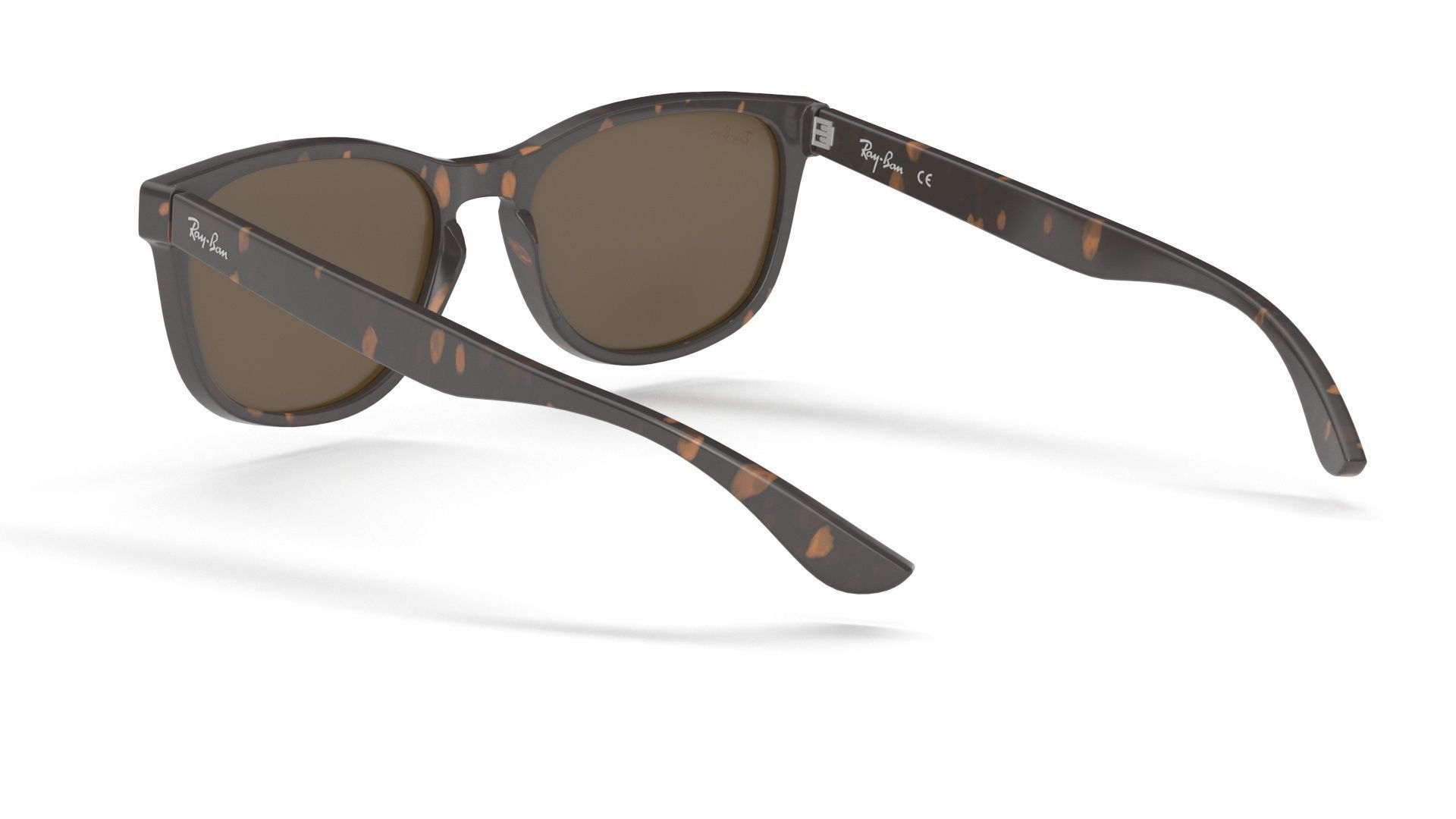 Ray Ban Non-Polarized Striped Gradient Brown RB2184 Sunglass 3D model_23