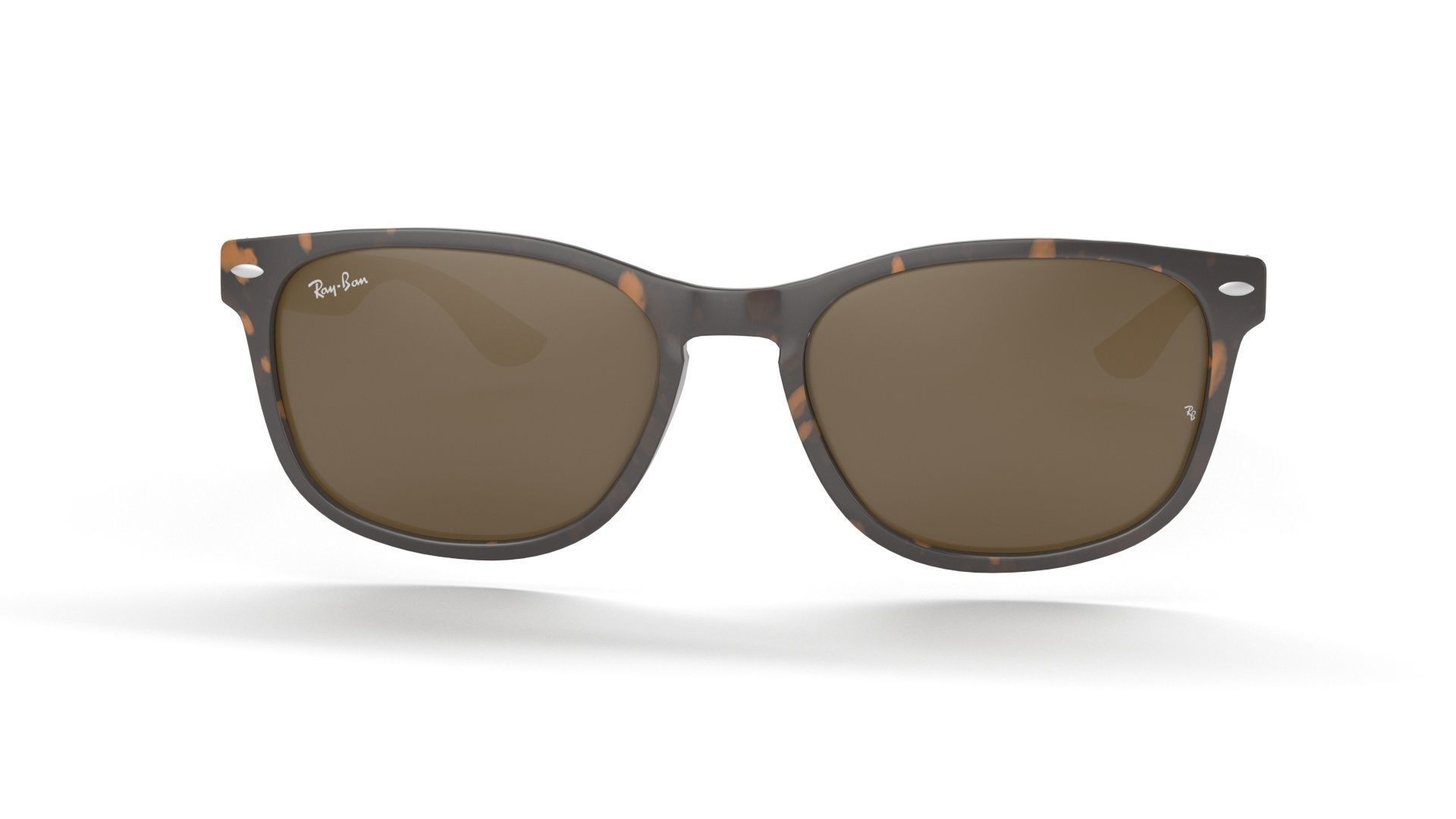 Ray Ban Non-Polarized Striped Gradient Brown RB2184 Sunglass 3D model_14