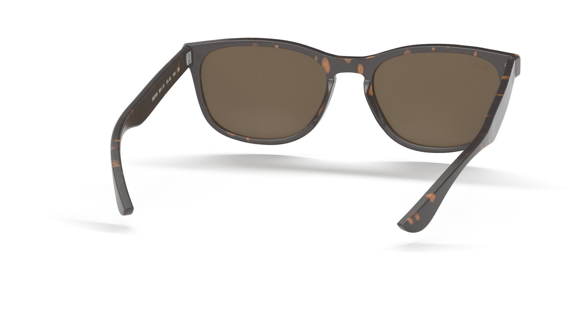 Ray Ban Non-Polarized Striped Gradient Brown RB2184 Sunglass 3D model_21