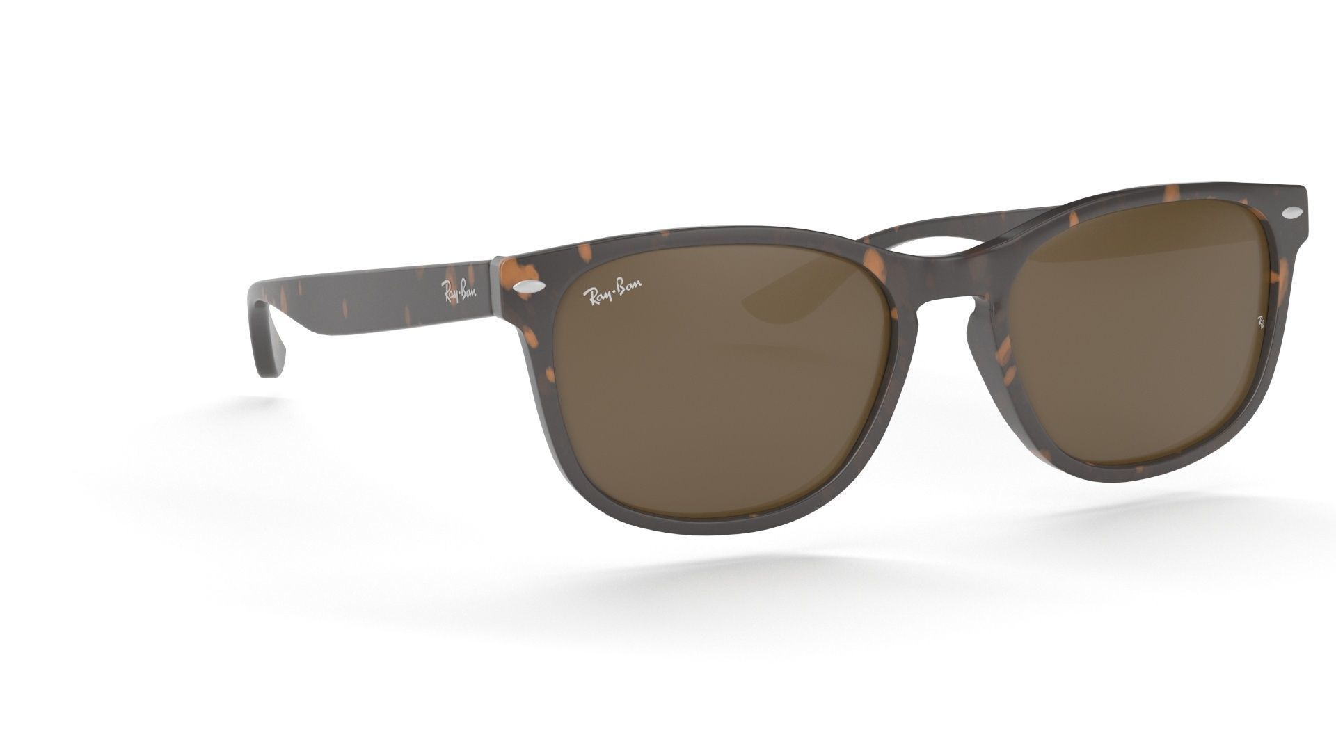 Ray Ban Non-Polarized Striped Gradient Brown RB2184 Sunglass 3D model_16