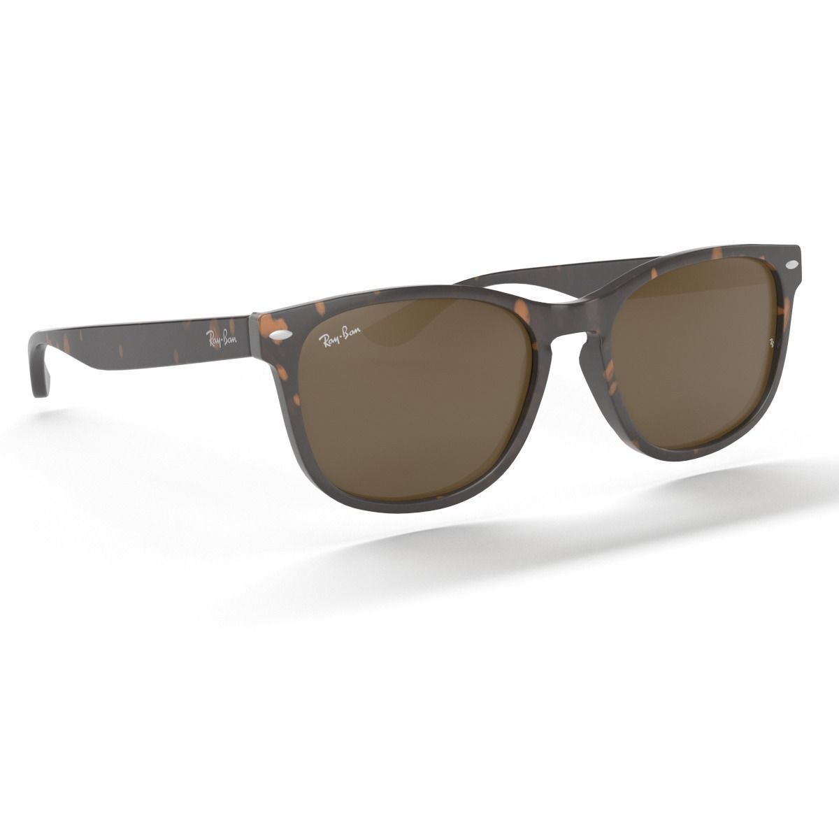 Ray Ban Non-Polarized Striped Gradient Brown RB2184 Sunglass 3D model_32