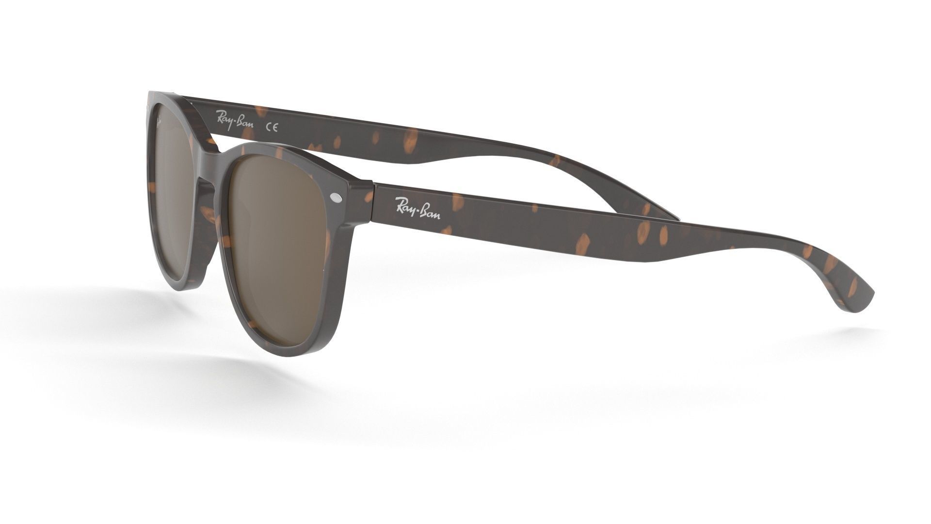 Ray Ban Non-Polarized Striped Gradient Brown RB2184 Sunglass 3D model_26