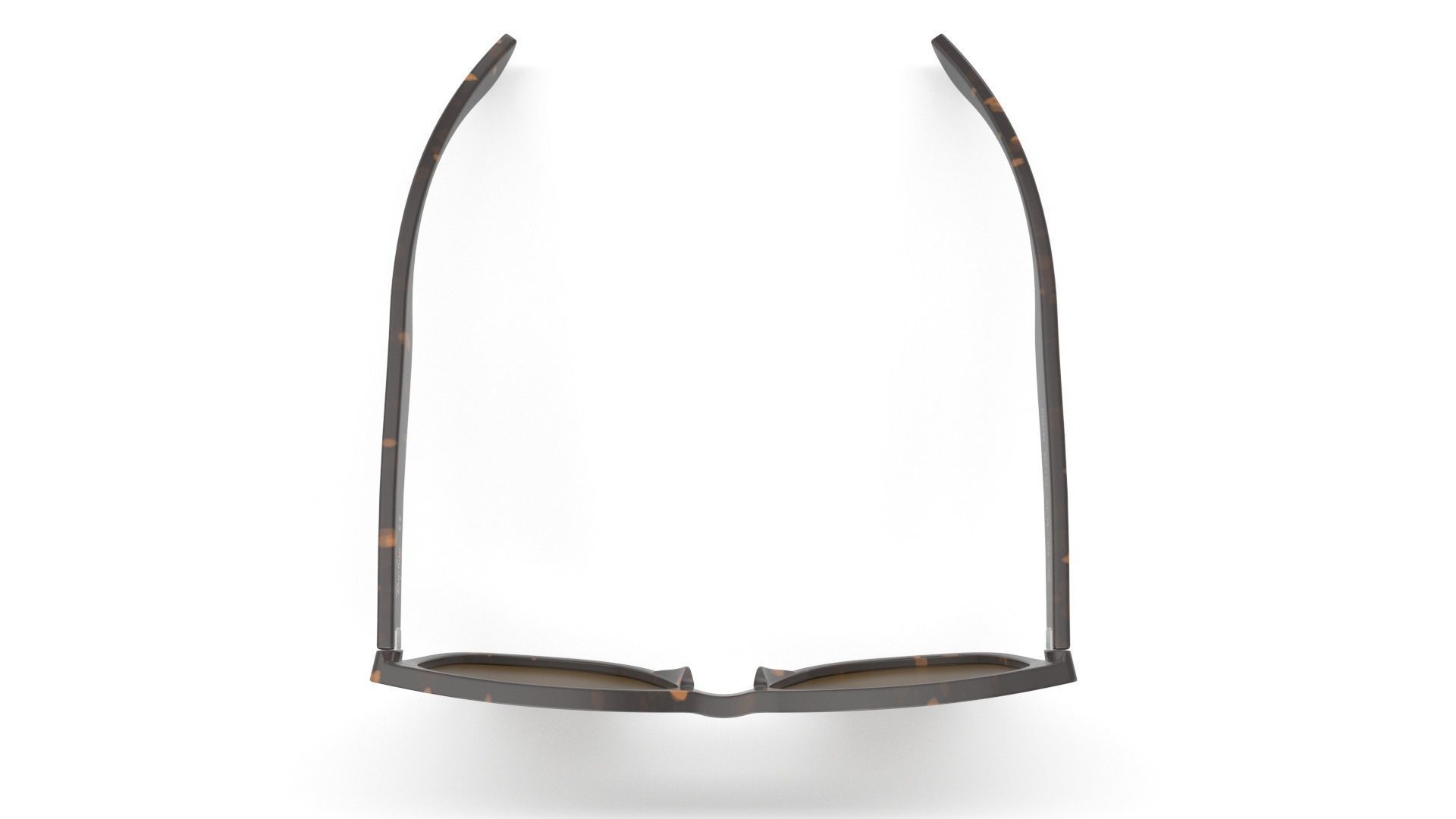 Ray Ban Non-Polarized Striped Gradient Brown RB2184 Sunglass 3D model_10