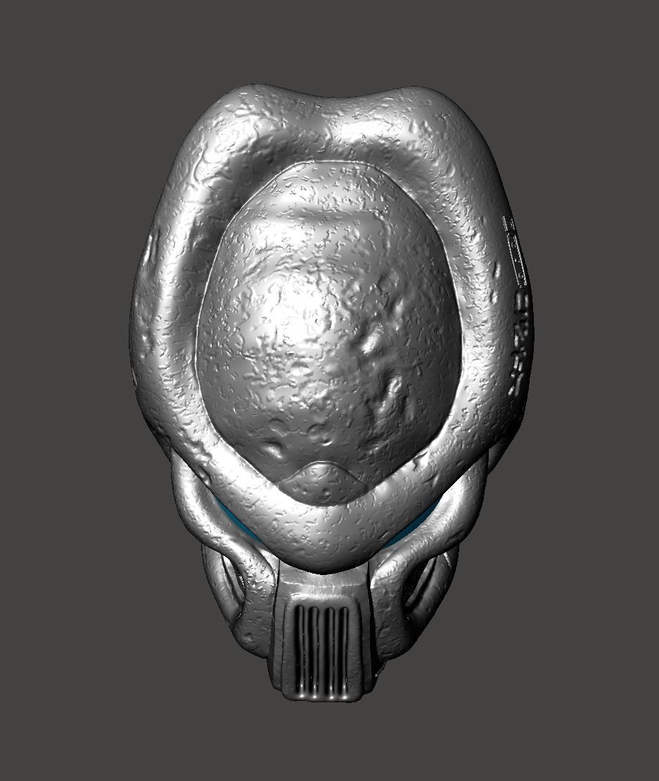 PREDATOR BIOMASK RAM LOST TRIBE WARRIOR HELMET MASK- HI-POLY STL 3D print model_32