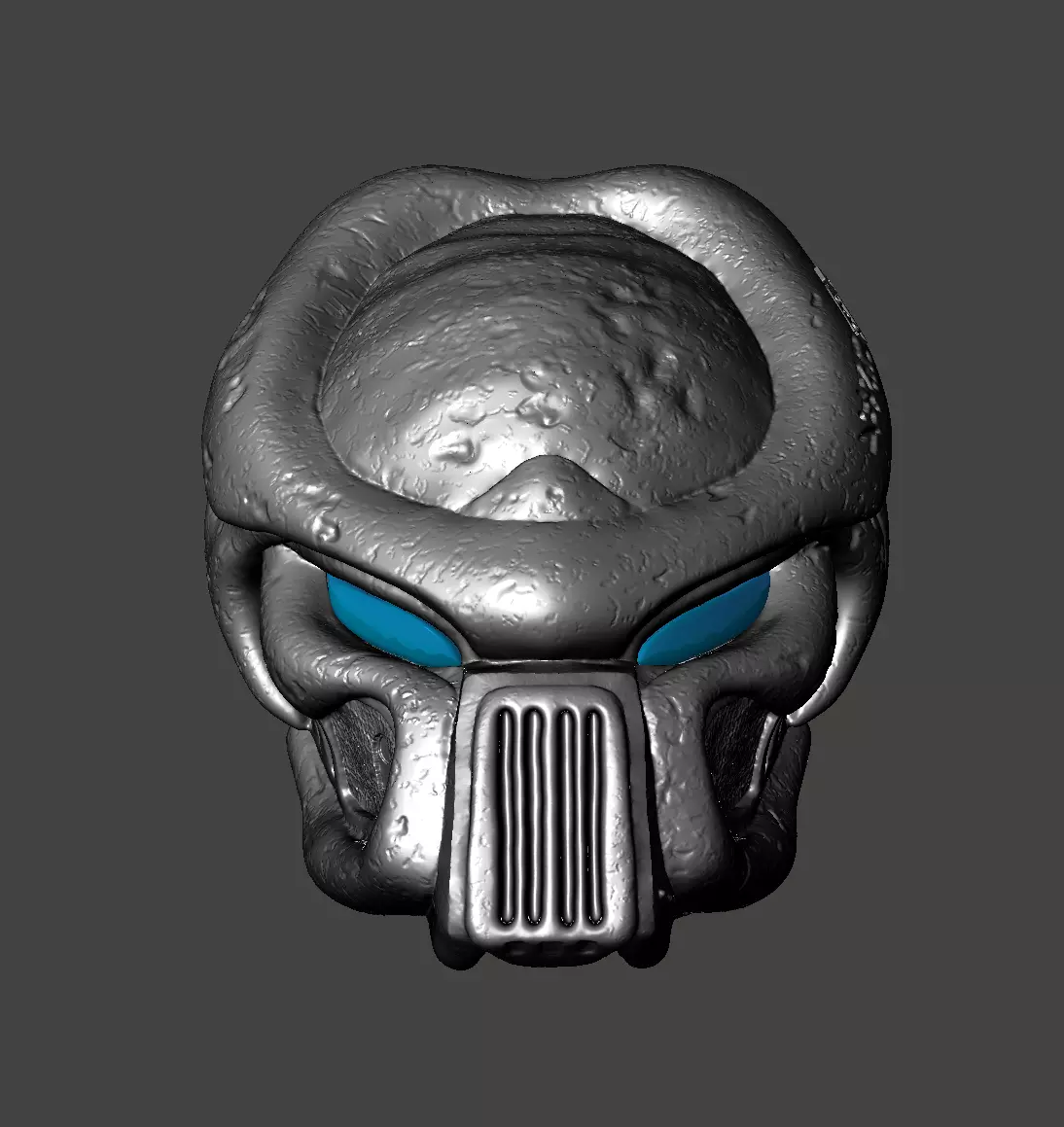 PREDATOR BIOMASK RAM LOST TRIBE WARRIOR HELMET MASK- HI-POLY STL 3D print model_0