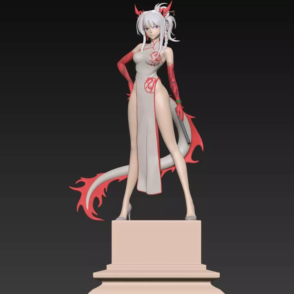 Arknights Nian anime 3D print model