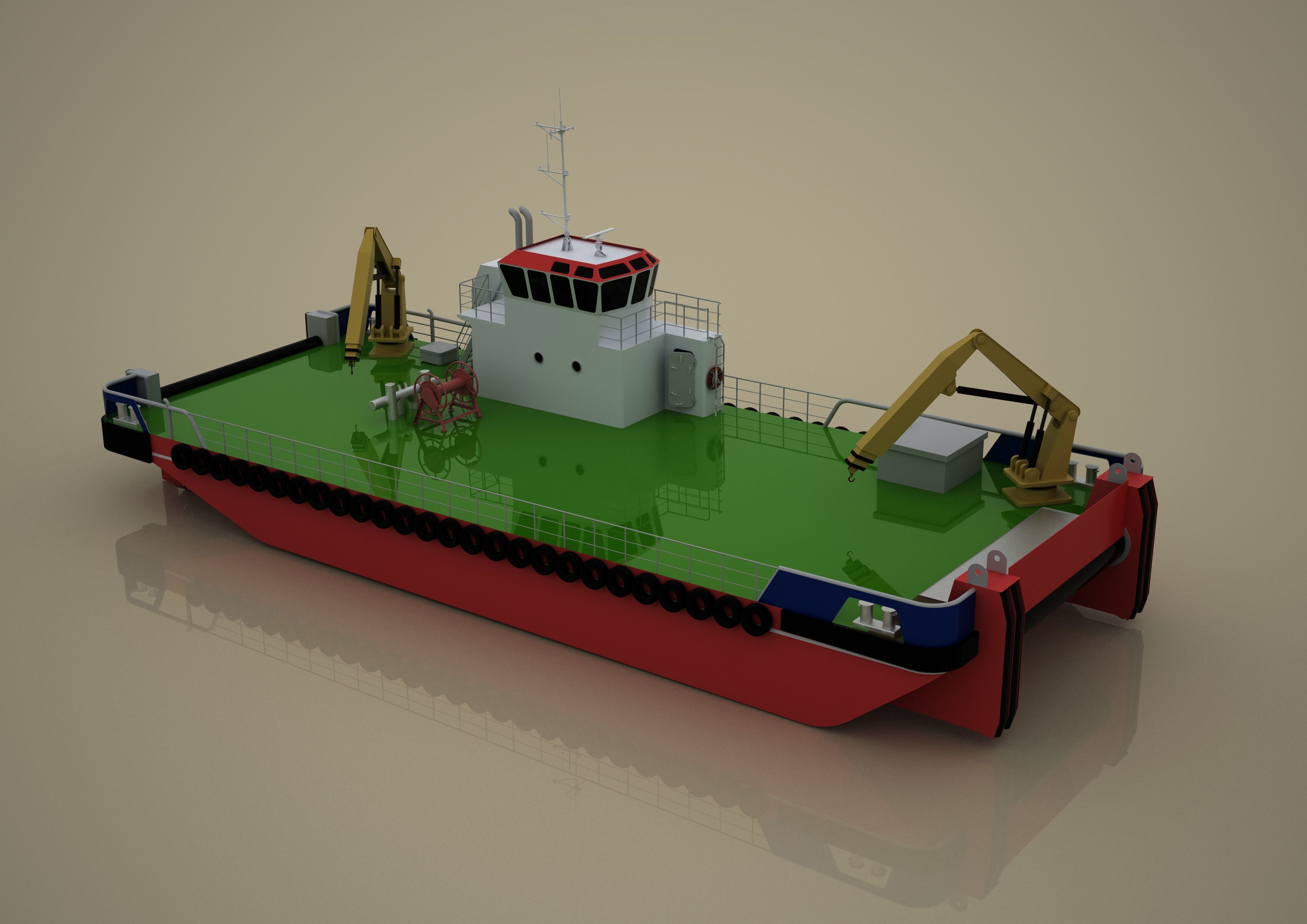Multicat Vessel  3D model_1