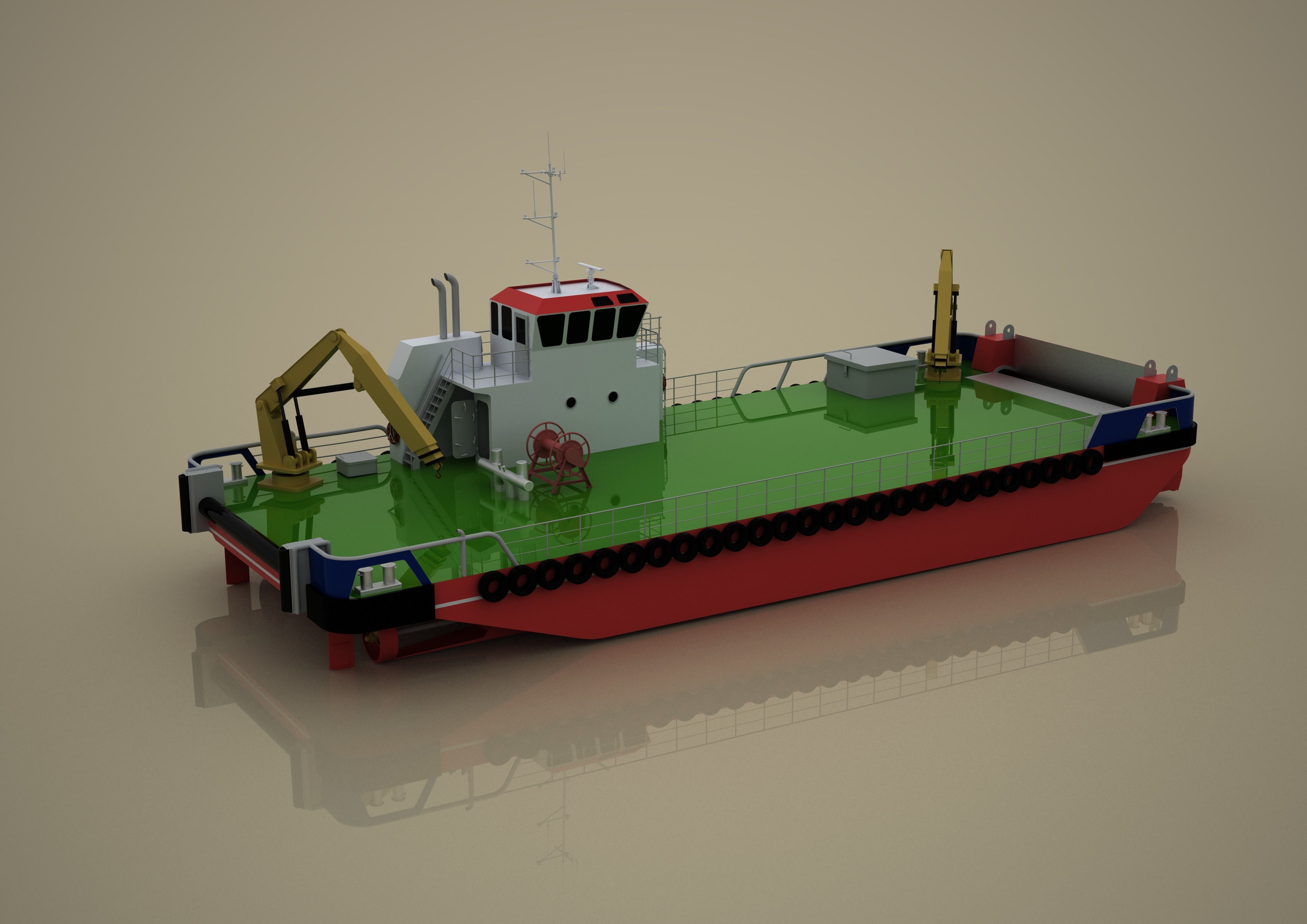 Multicat Vessel  3D model_4