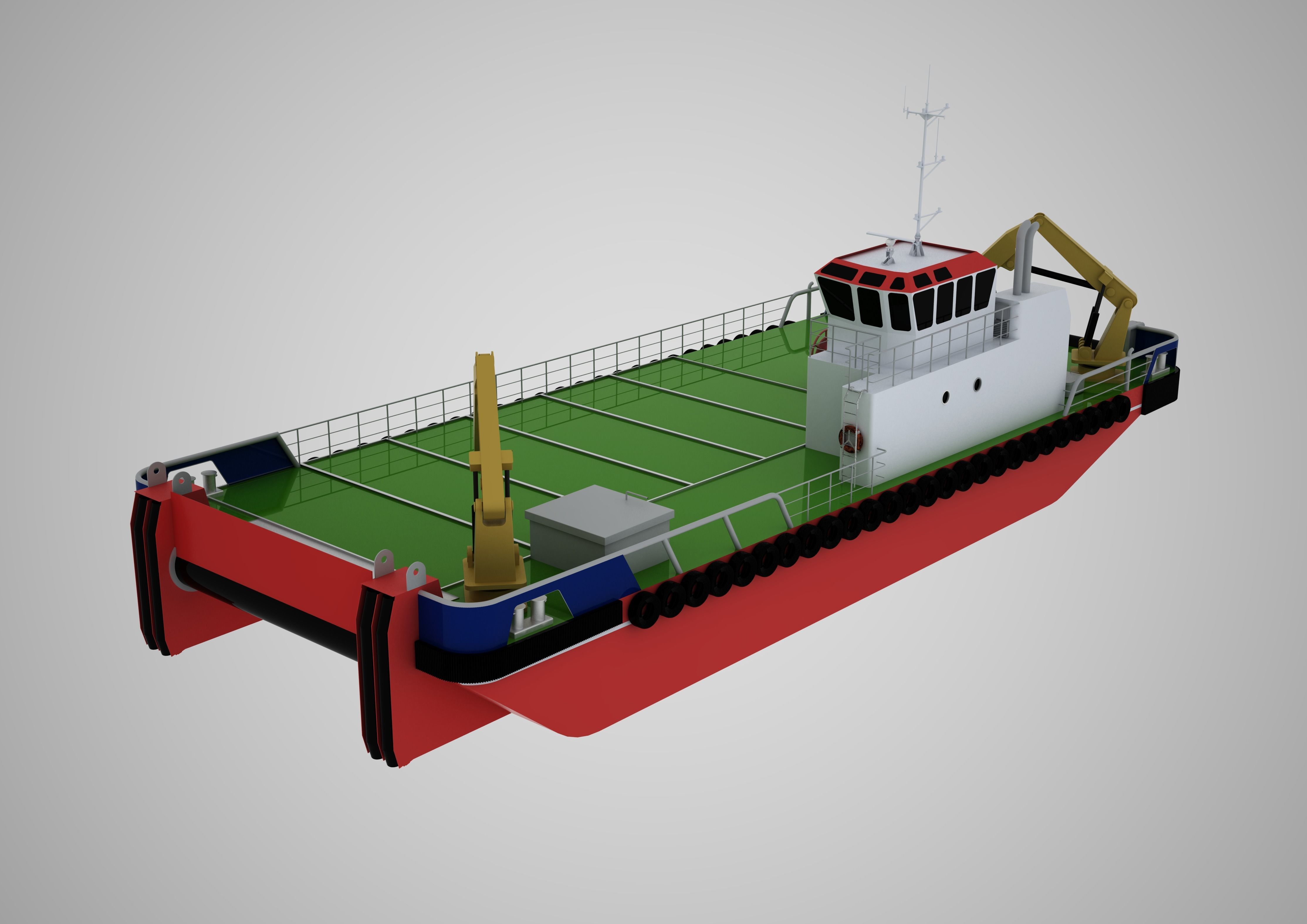 Multicat Vessel  3D model_2